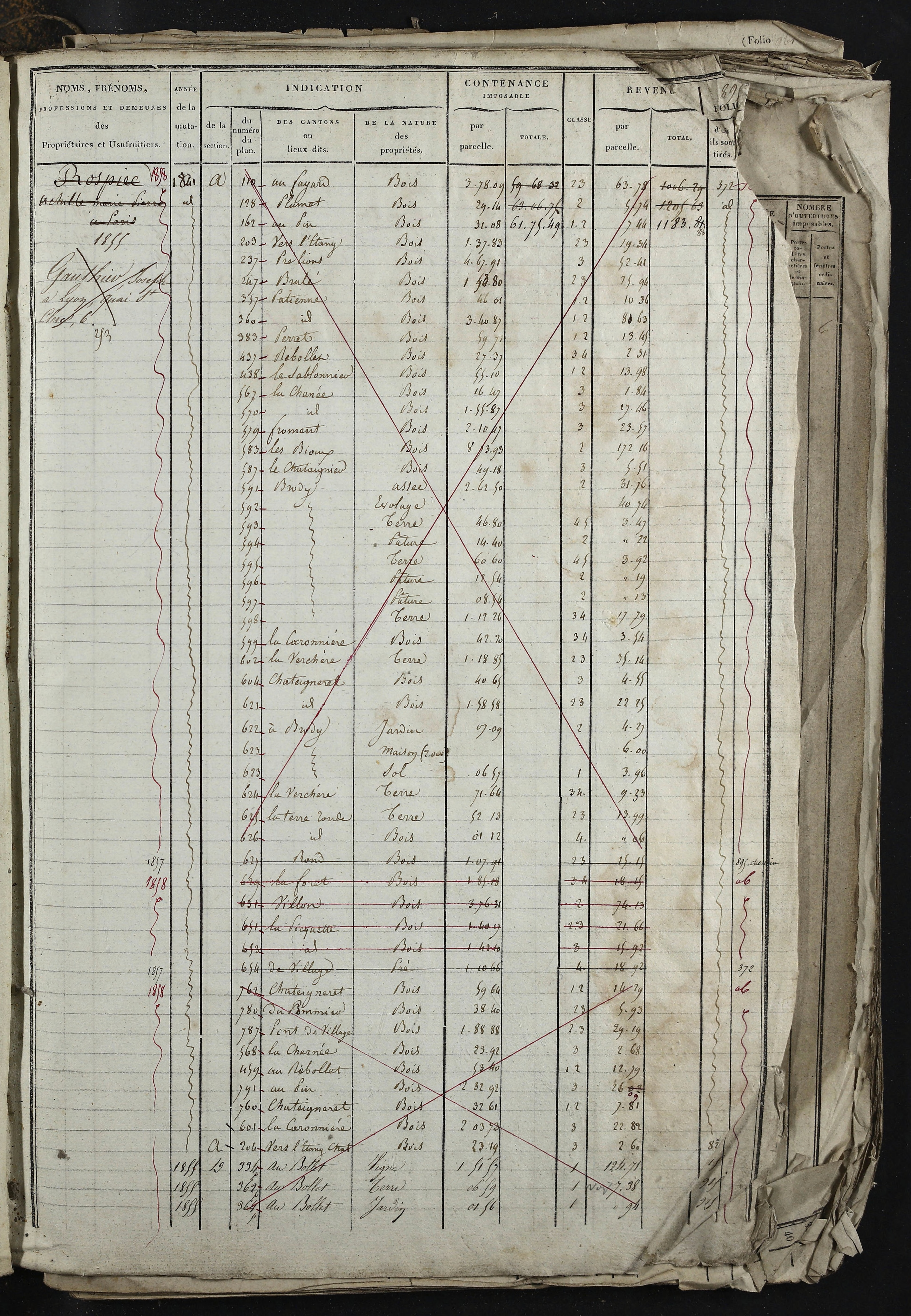 Relevant - 3 P 741 - 3 P 741 -  Folios 1 à 980  (1832-1846)