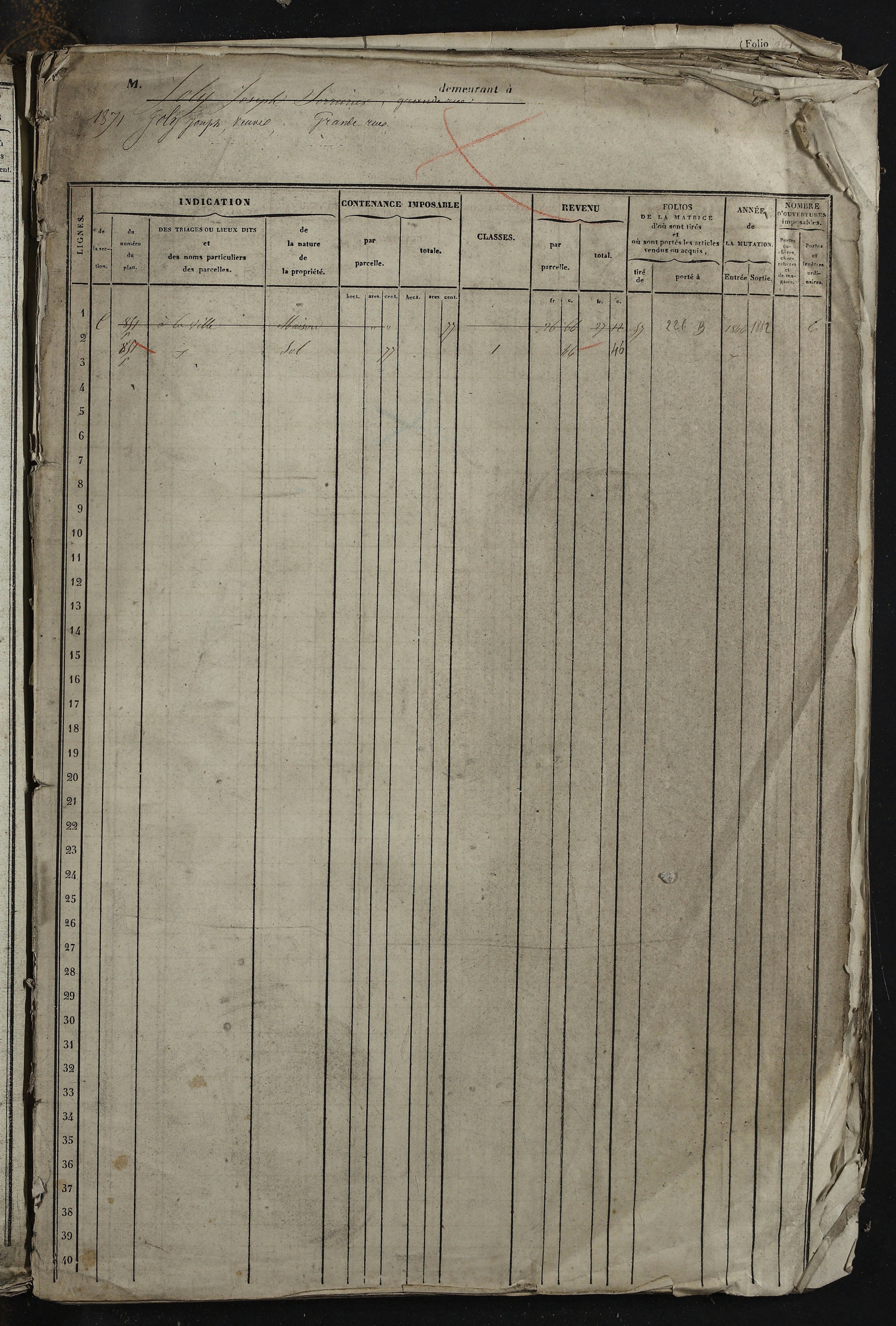 Relevant - 3 P 741 - 3 P 741 -  Folios 1 à 980  (1832-1846)