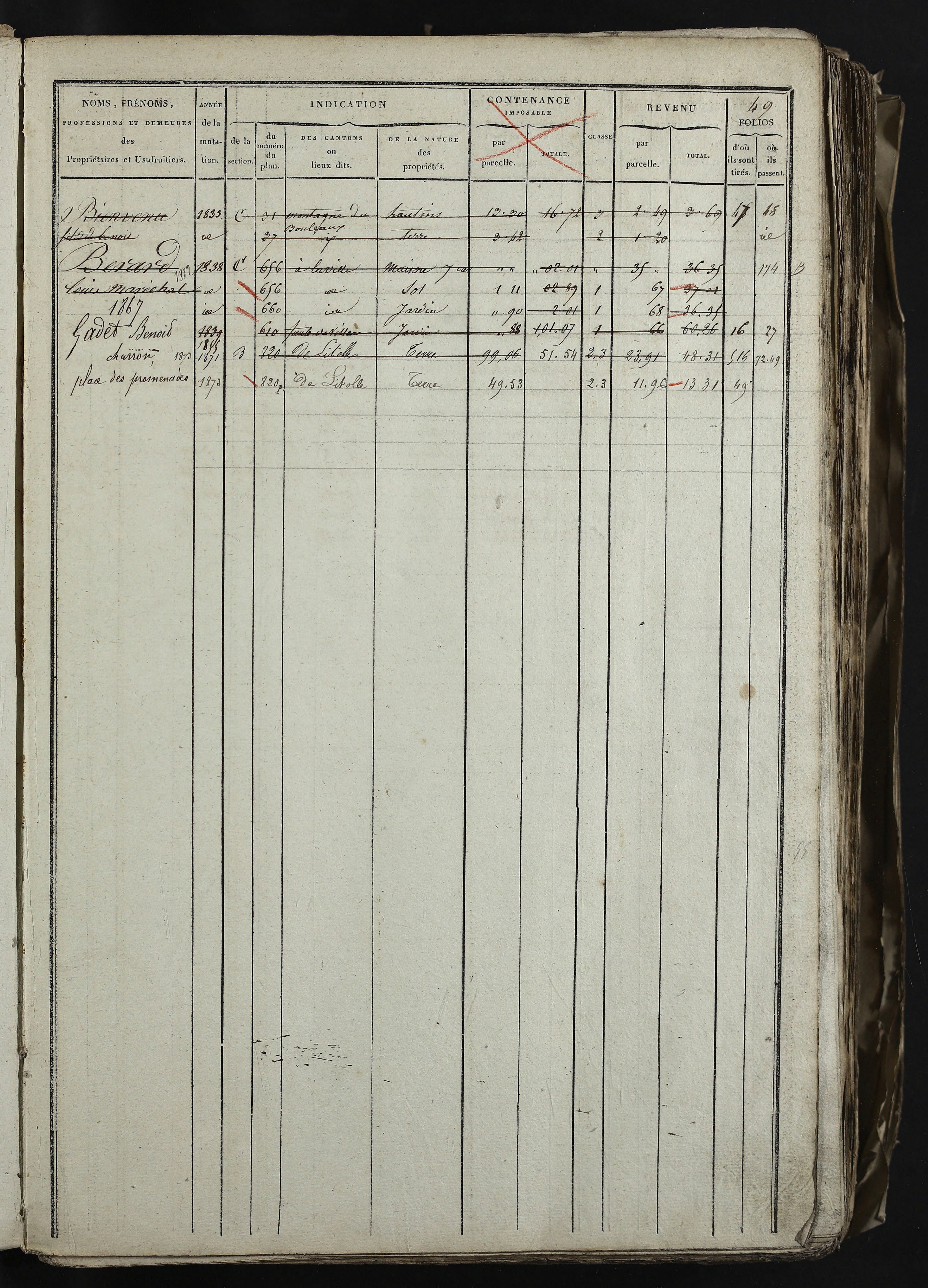 Relevant - 3 P 741 - 3 P 741 -  Folios 1 à 980  (1832-1846)