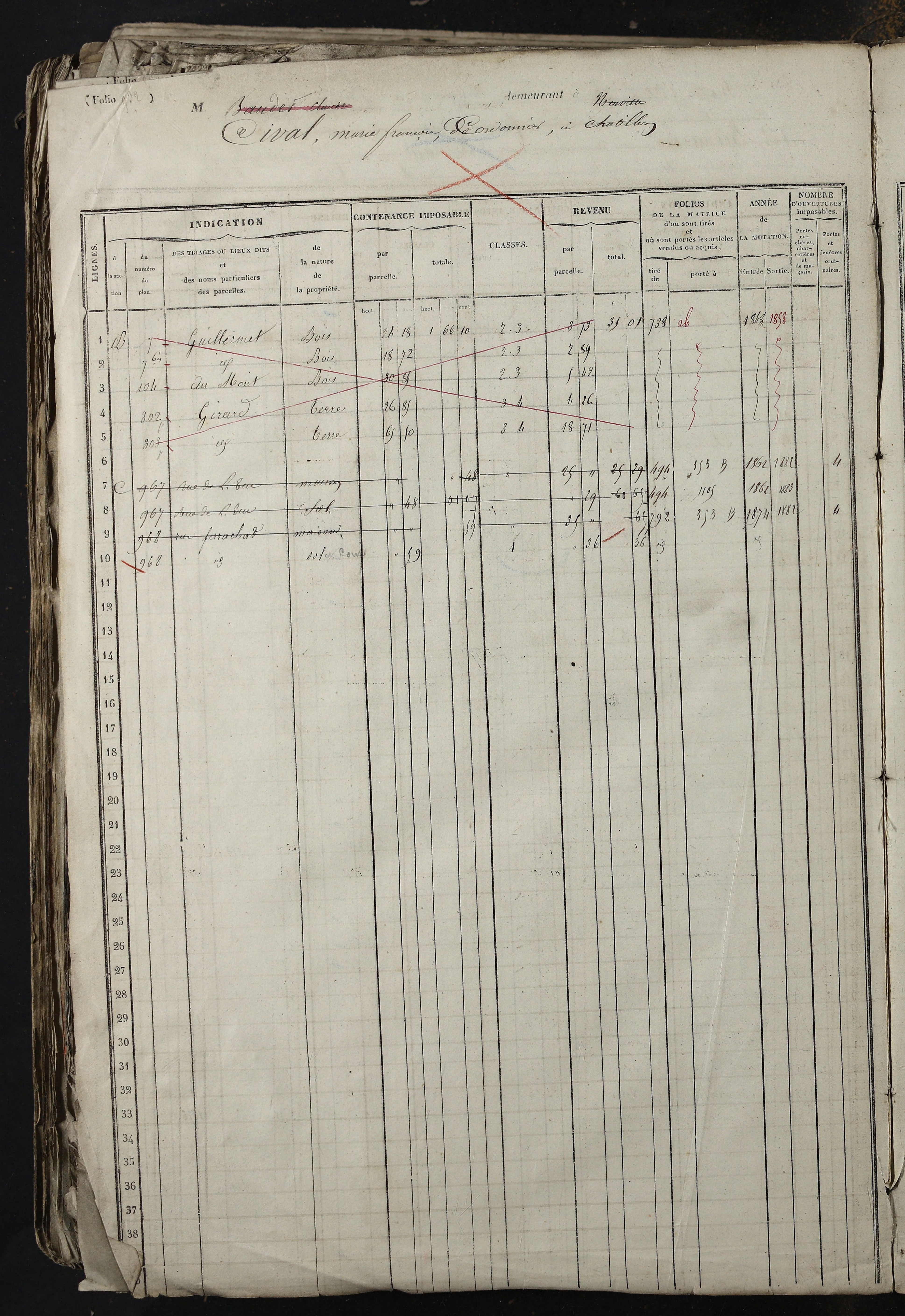 Relevant - 3 P 741 - 3 P 741 -  Folios 1 à 980  (1832-1846)