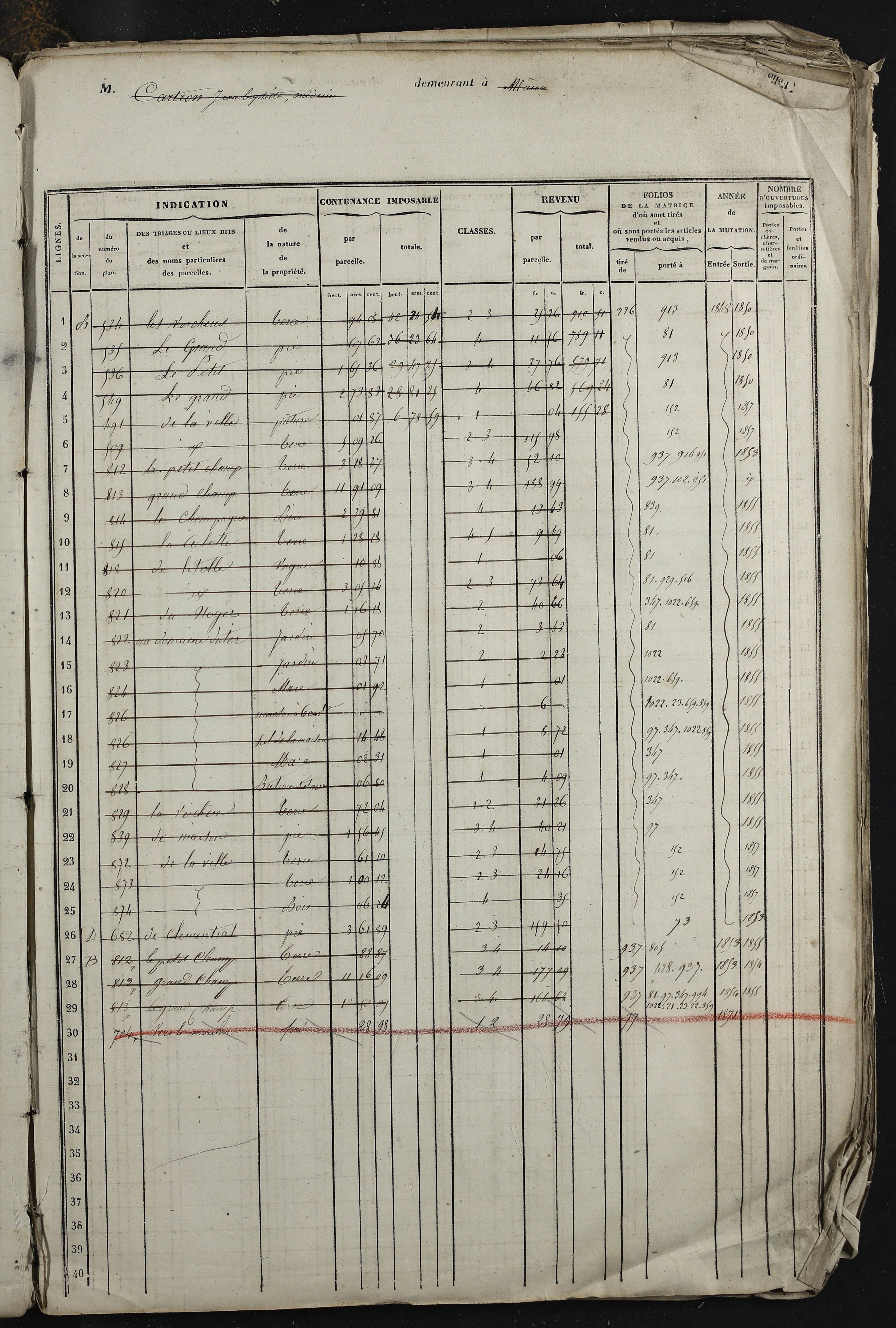 Relevant - 3 P 741 - 3 P 741 -  Folios 1 à 980  (1832-1846)