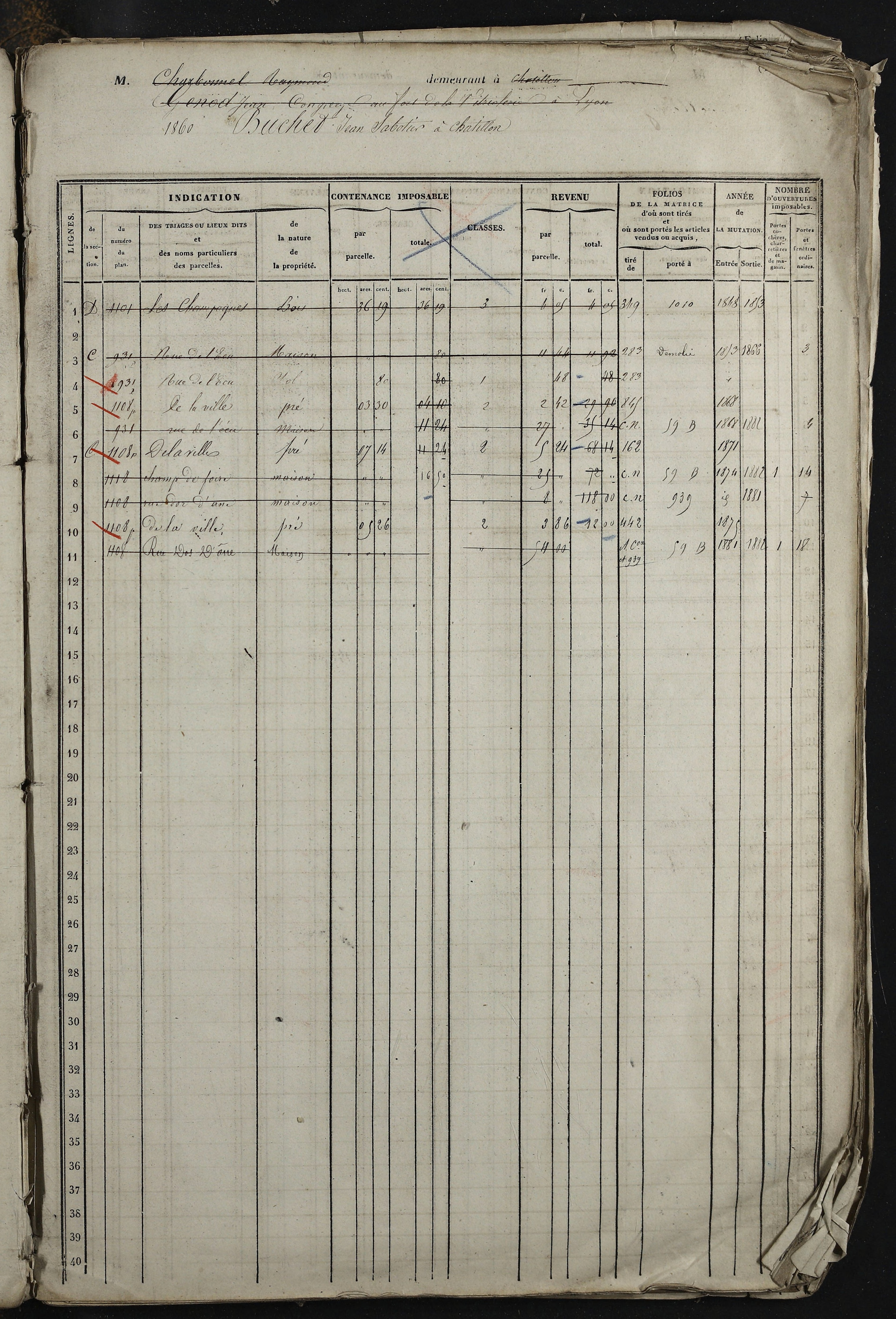 Relevant - 3 P 741 - 3 P 741 -  Folios 1 à 980  (1832-1846)