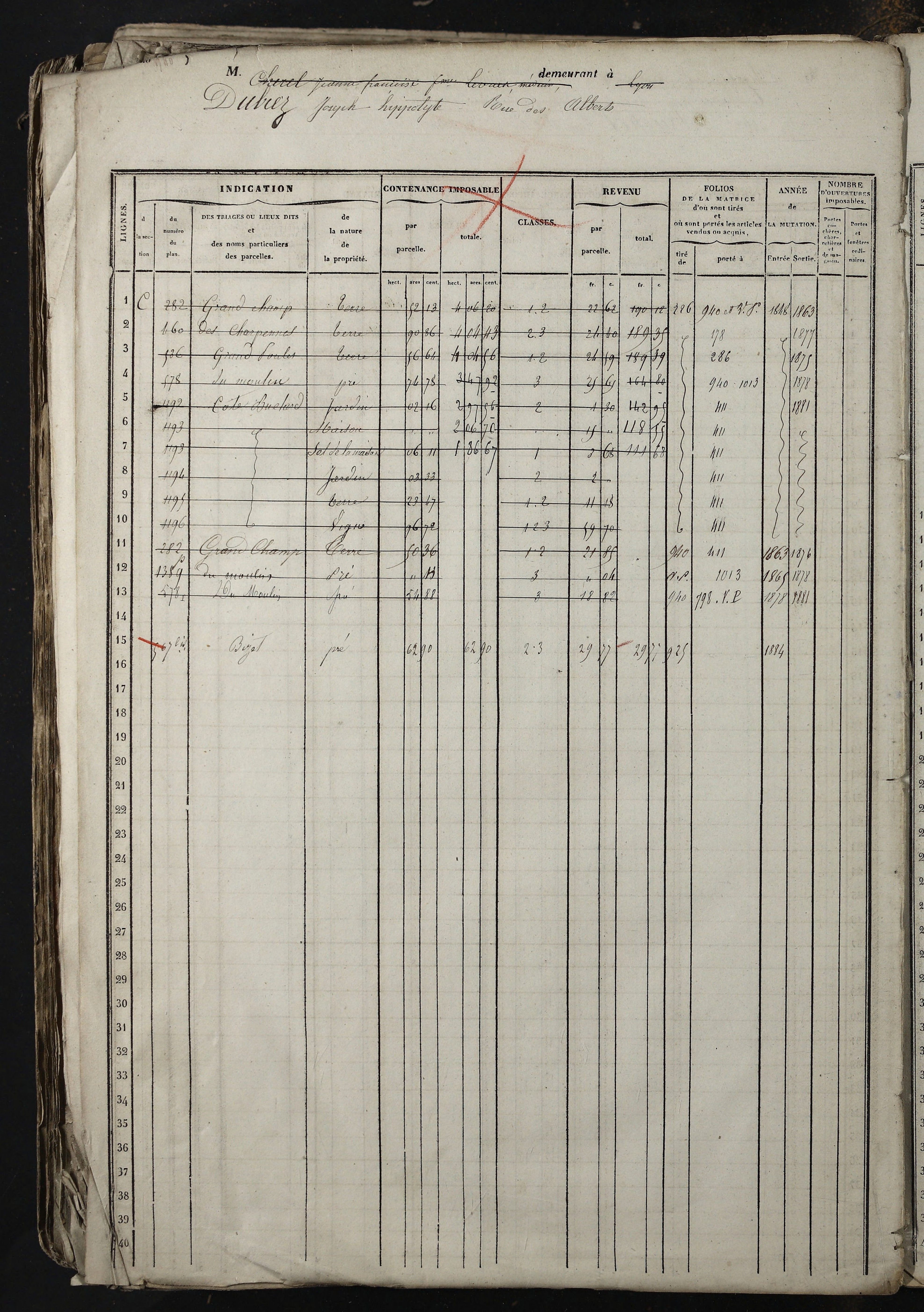 Relevant - 3 P 741 - 3 P 741 -  Folios 1 à 980  (1832-1846)
