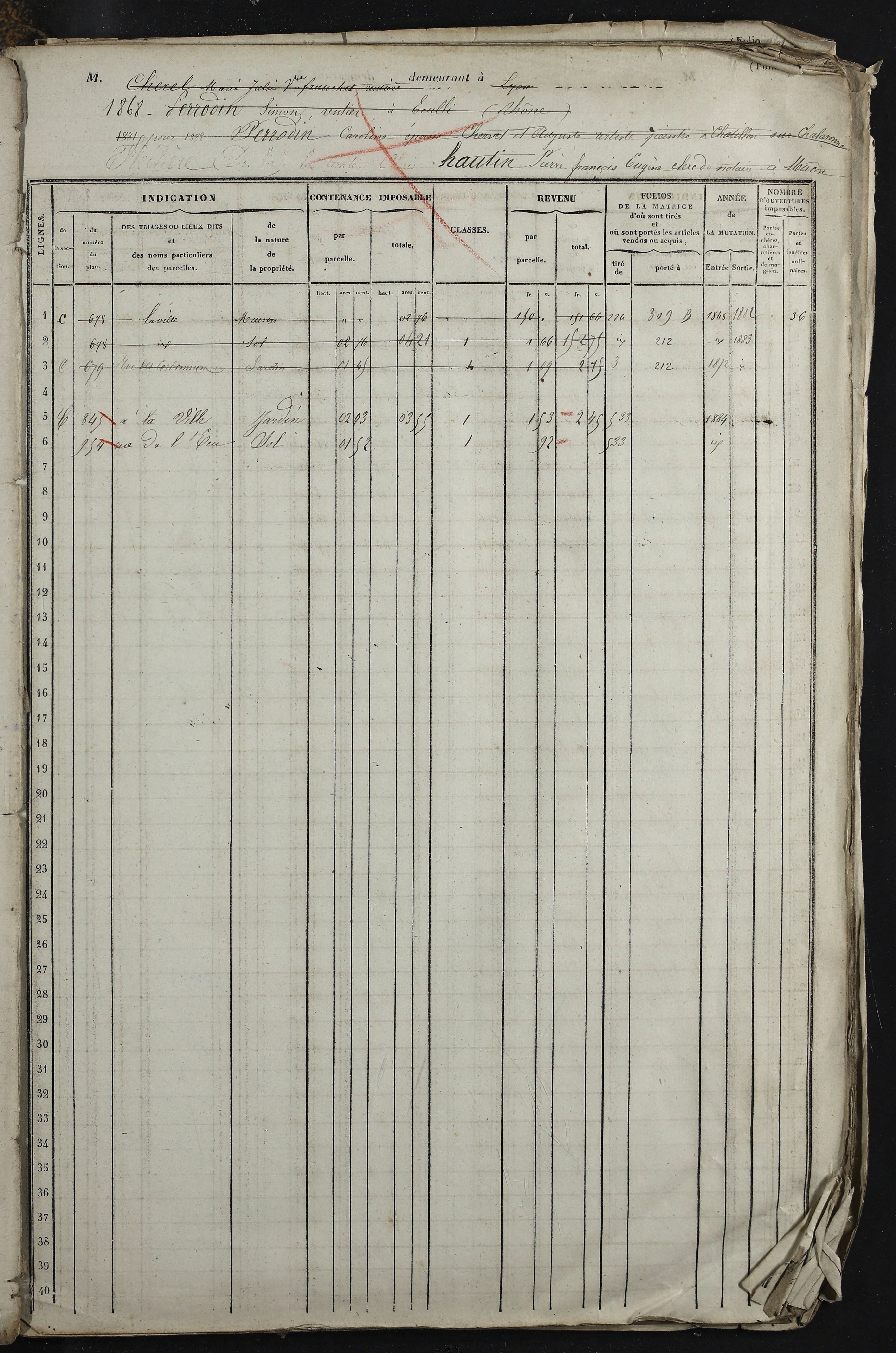 Relevant - 3 P 741 - 3 P 741 -  Folios 1 à 980  (1832-1846)