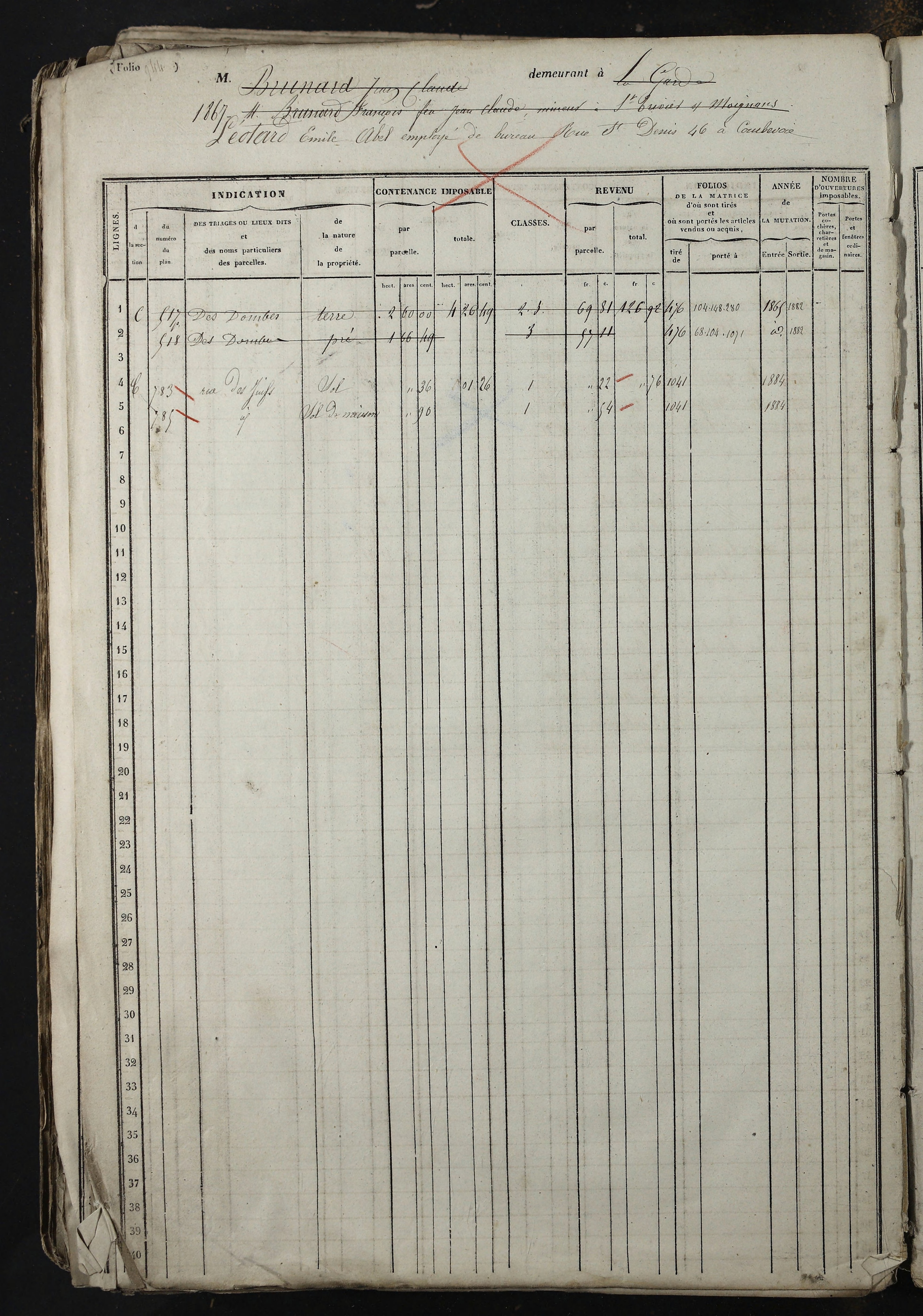Relevant - 3 P 741 - 3 P 741 -  Folios 1 à 980  (1832-1846)