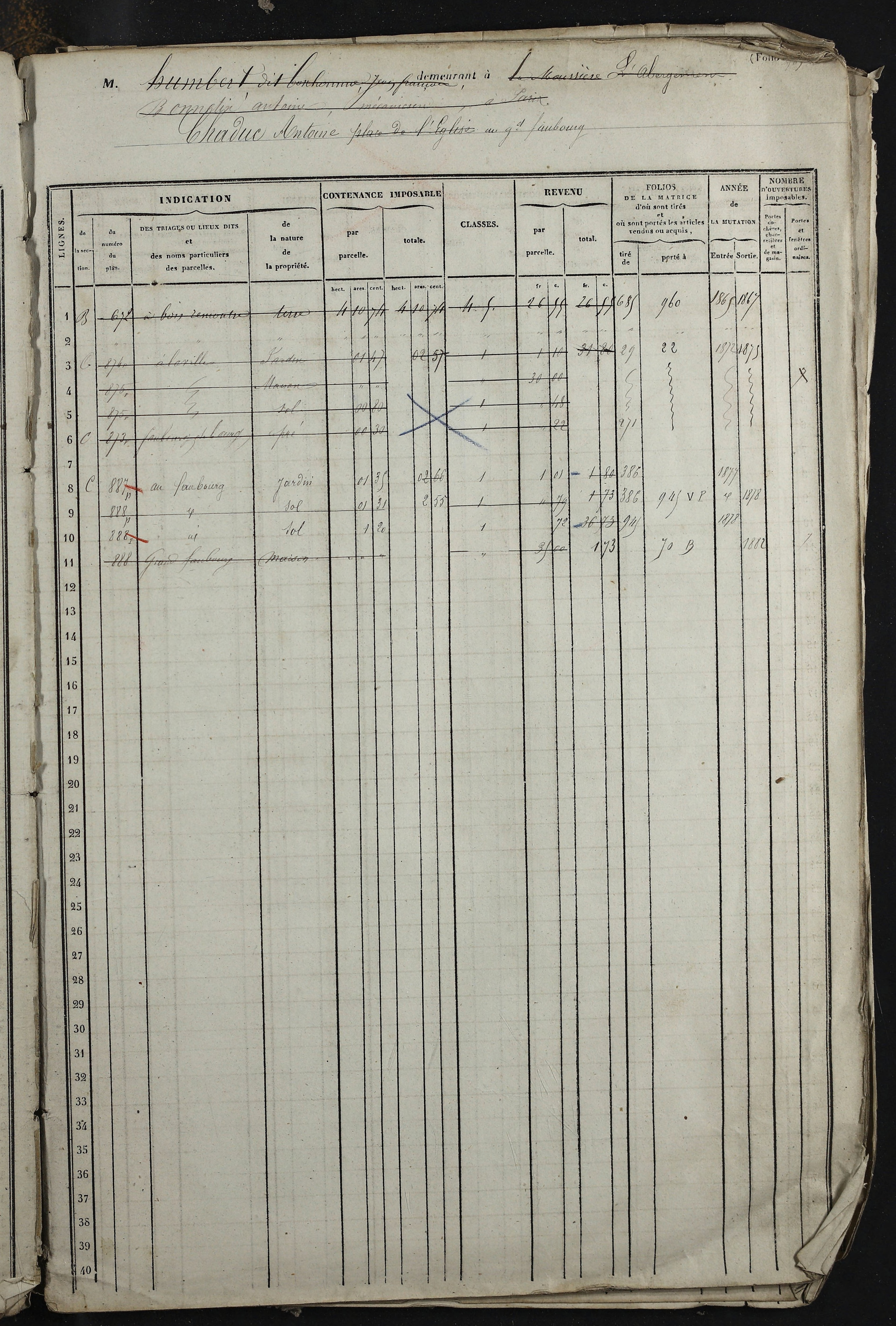 Relevant - 3 P 741 - 3 P 741 -  Folios 1 à 980  (1832-1846)
