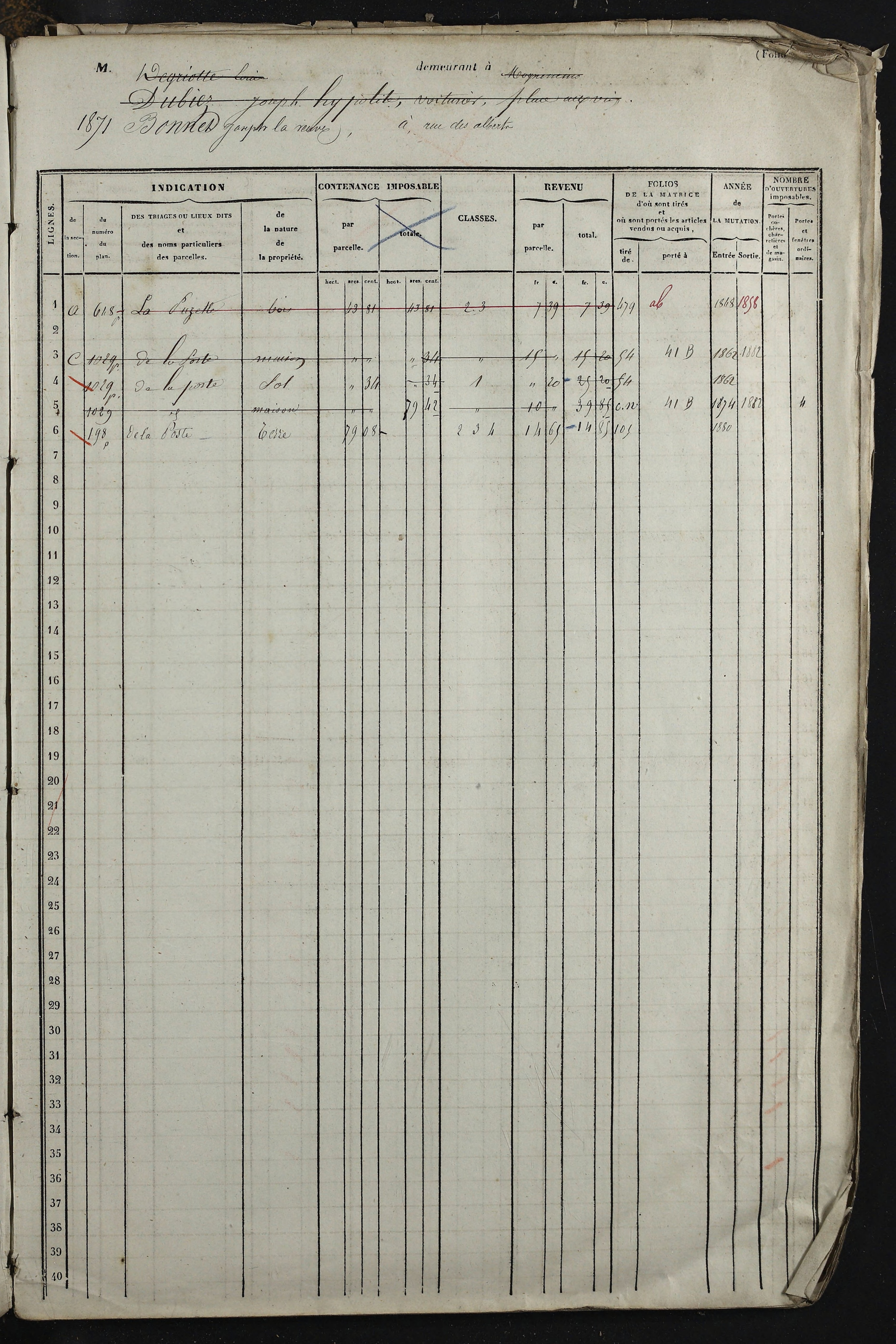 Relevant - 3 P 741 - 3 P 741 -  Folios 1 à 980  (1832-1846)