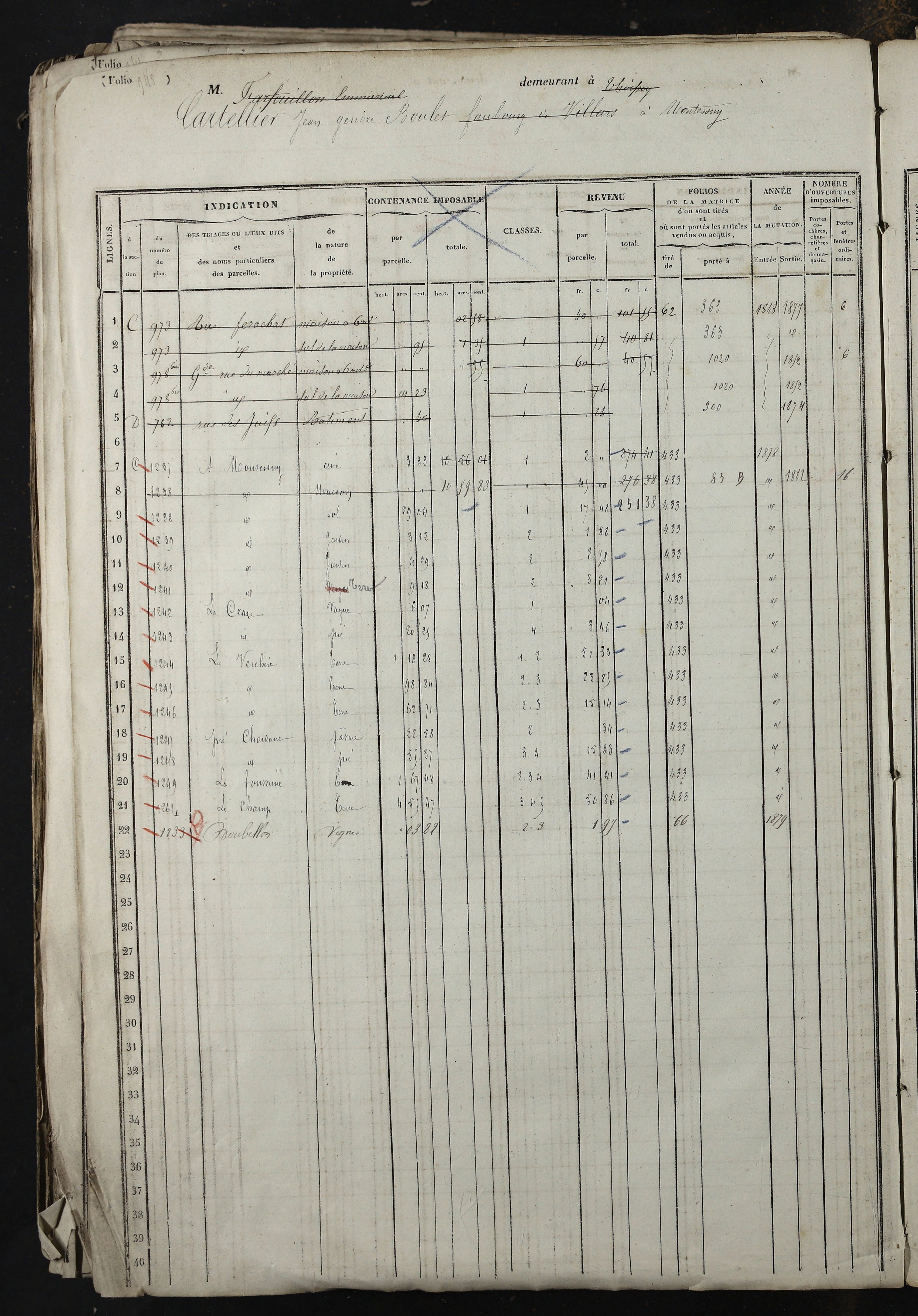 Relevant - 3 P 741 - 3 P 741 -  Folios 1 à 980  (1832-1846)