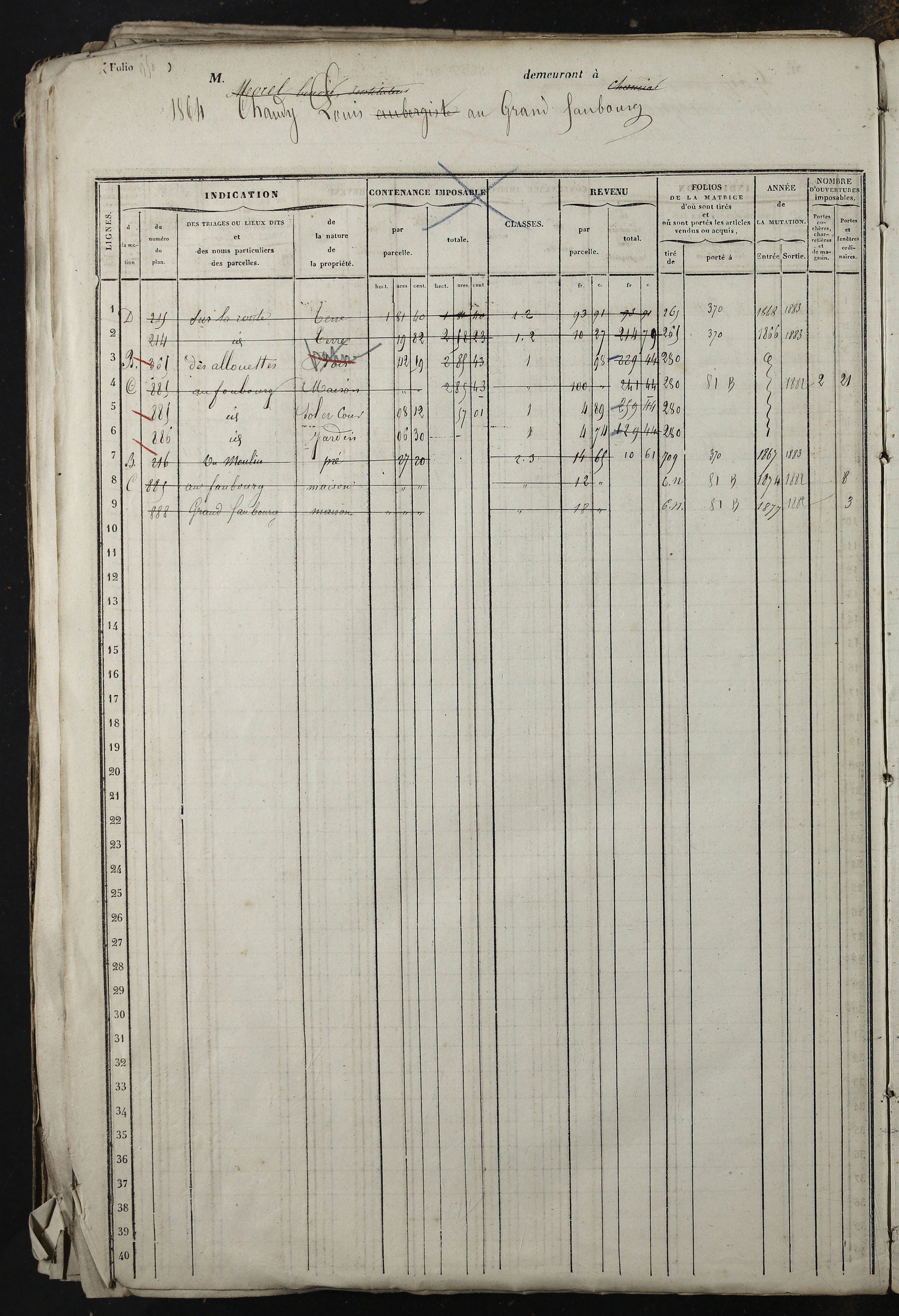 Relevant - 3 P 741 - 3 P 741 -  Folios 1 à 980  (1832-1846)