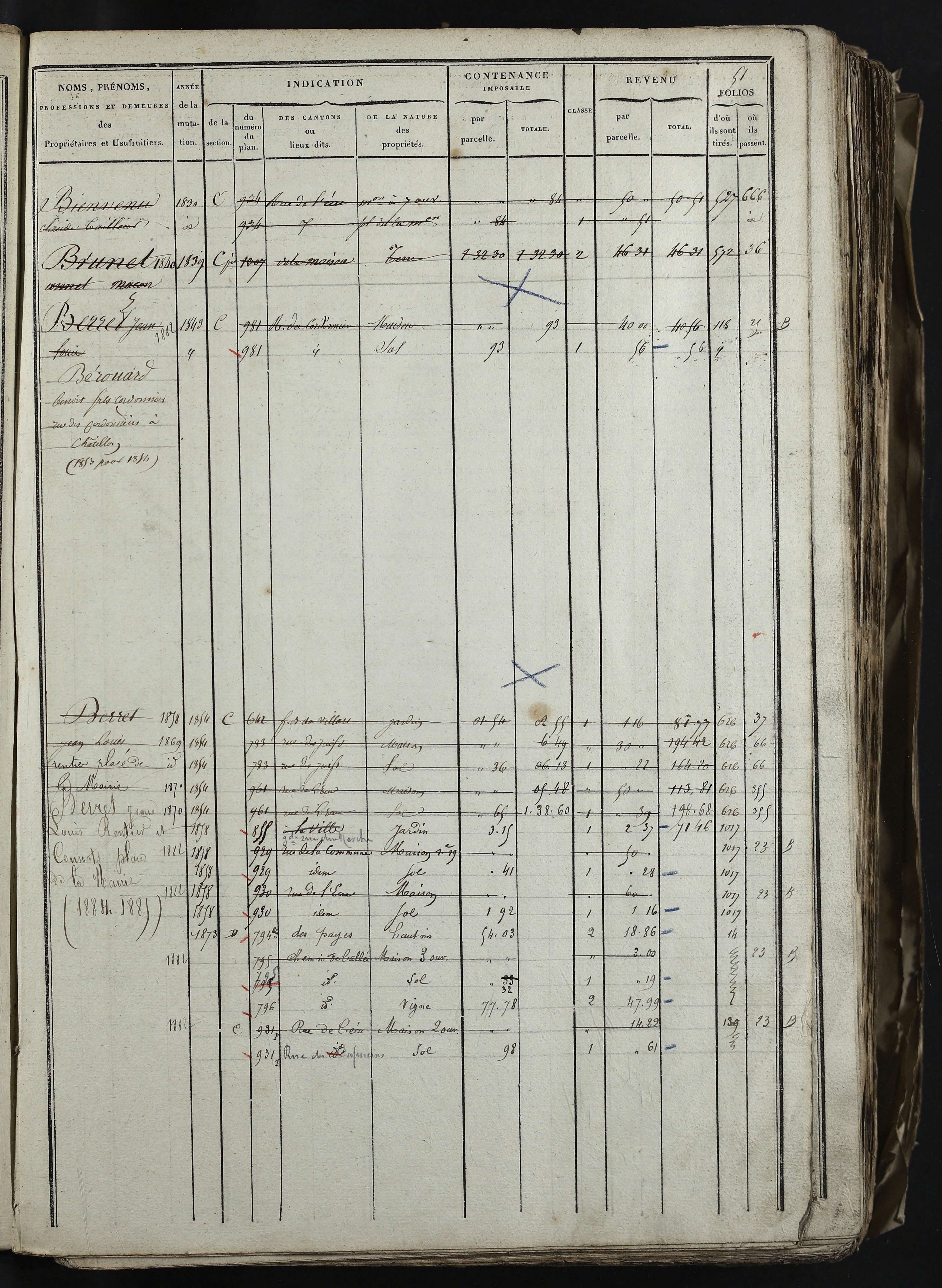 Relevant - 3 P 741 - 3 P 741 -  Folios 1 à 980  (1832-1846)