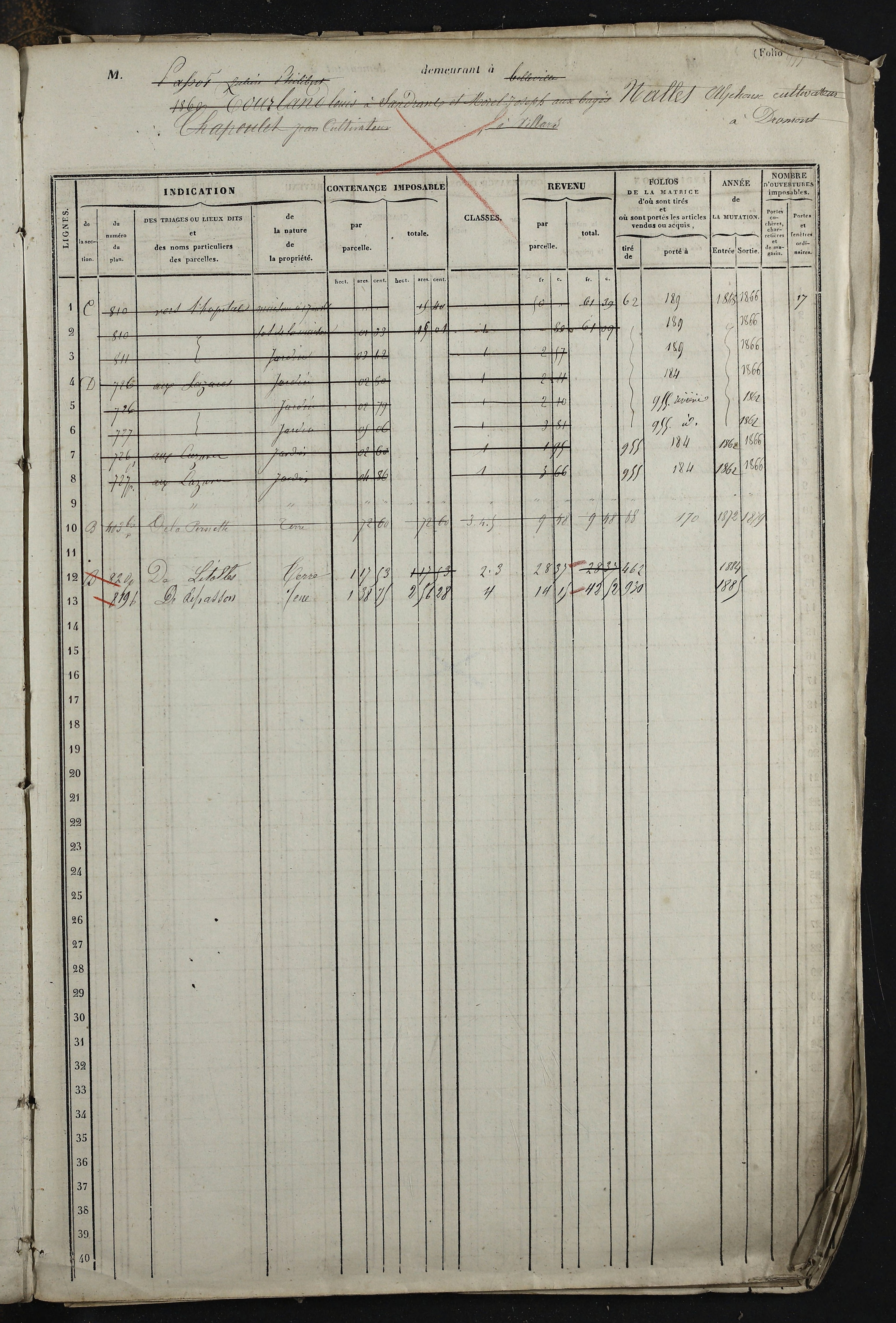 Relevant - 3 P 741 - 3 P 741 -  Folios 1 à 980  (1832-1846)
