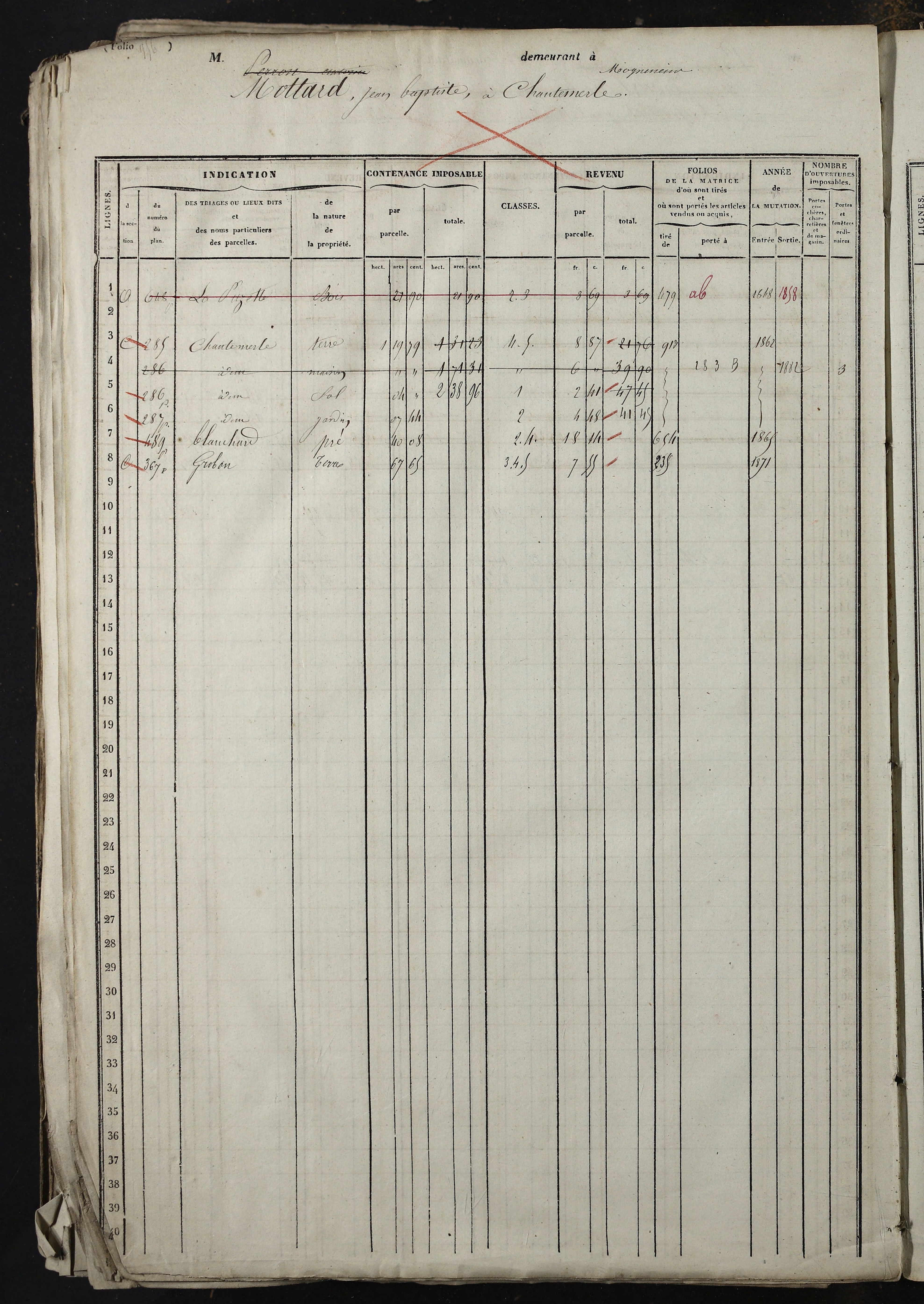 Relevant - 3 P 741 - 3 P 741 -  Folios 1 à 980  (1832-1846)