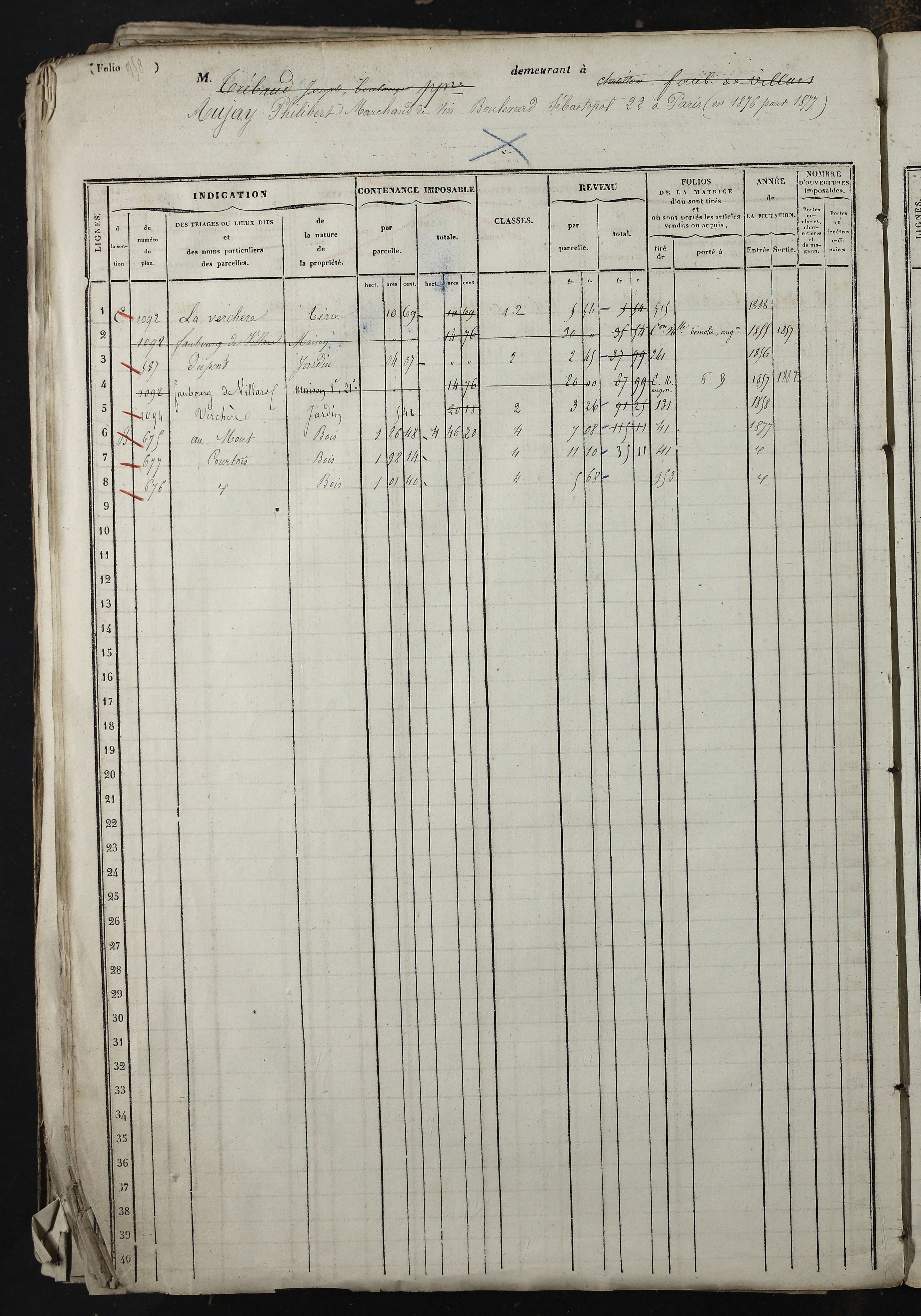 Relevant - 3 P 741 - 3 P 741 -  Folios 1 à 980  (1832-1846)