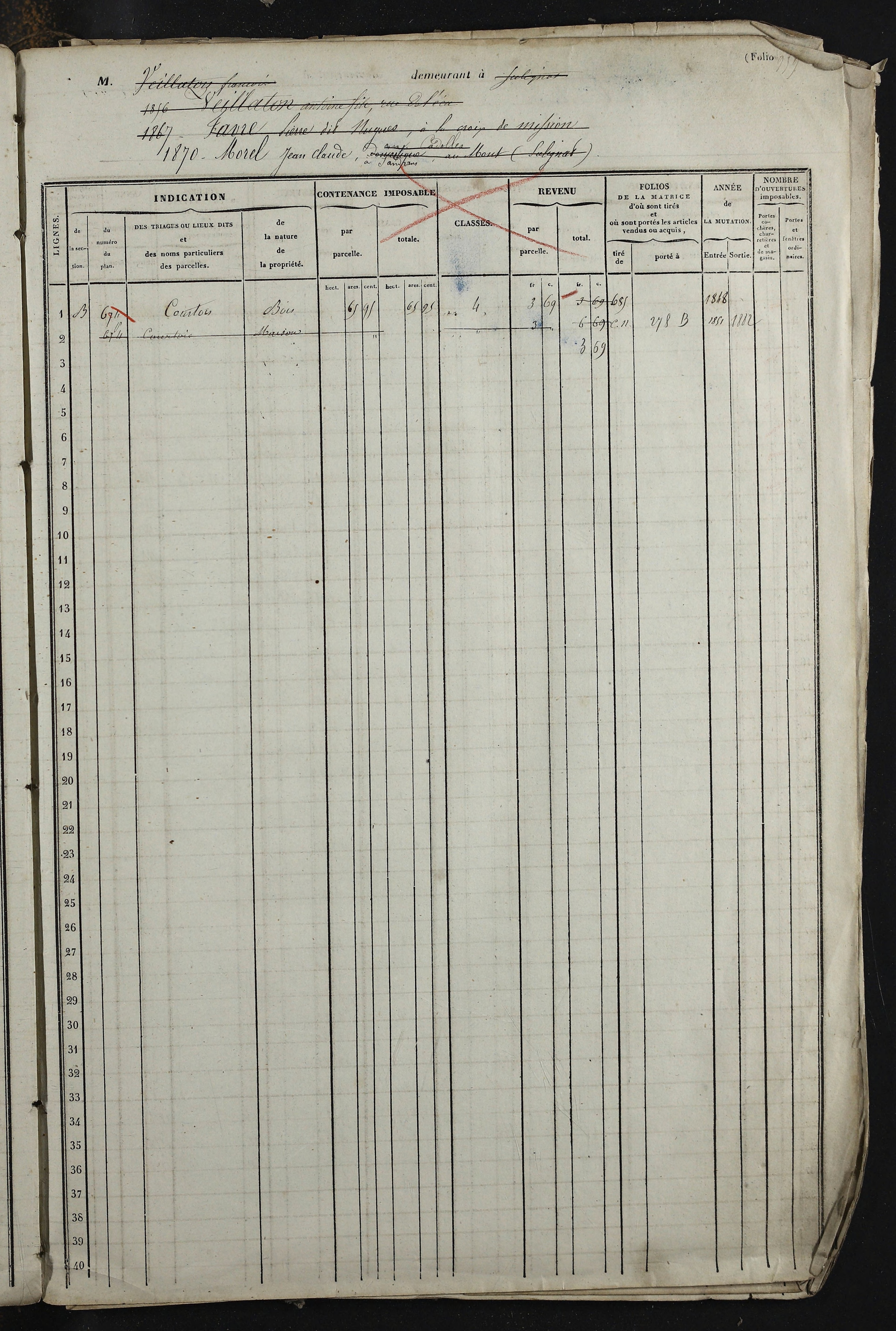 Relevant - 3 P 741 - 3 P 741 -  Folios 1 à 980  (1832-1846)