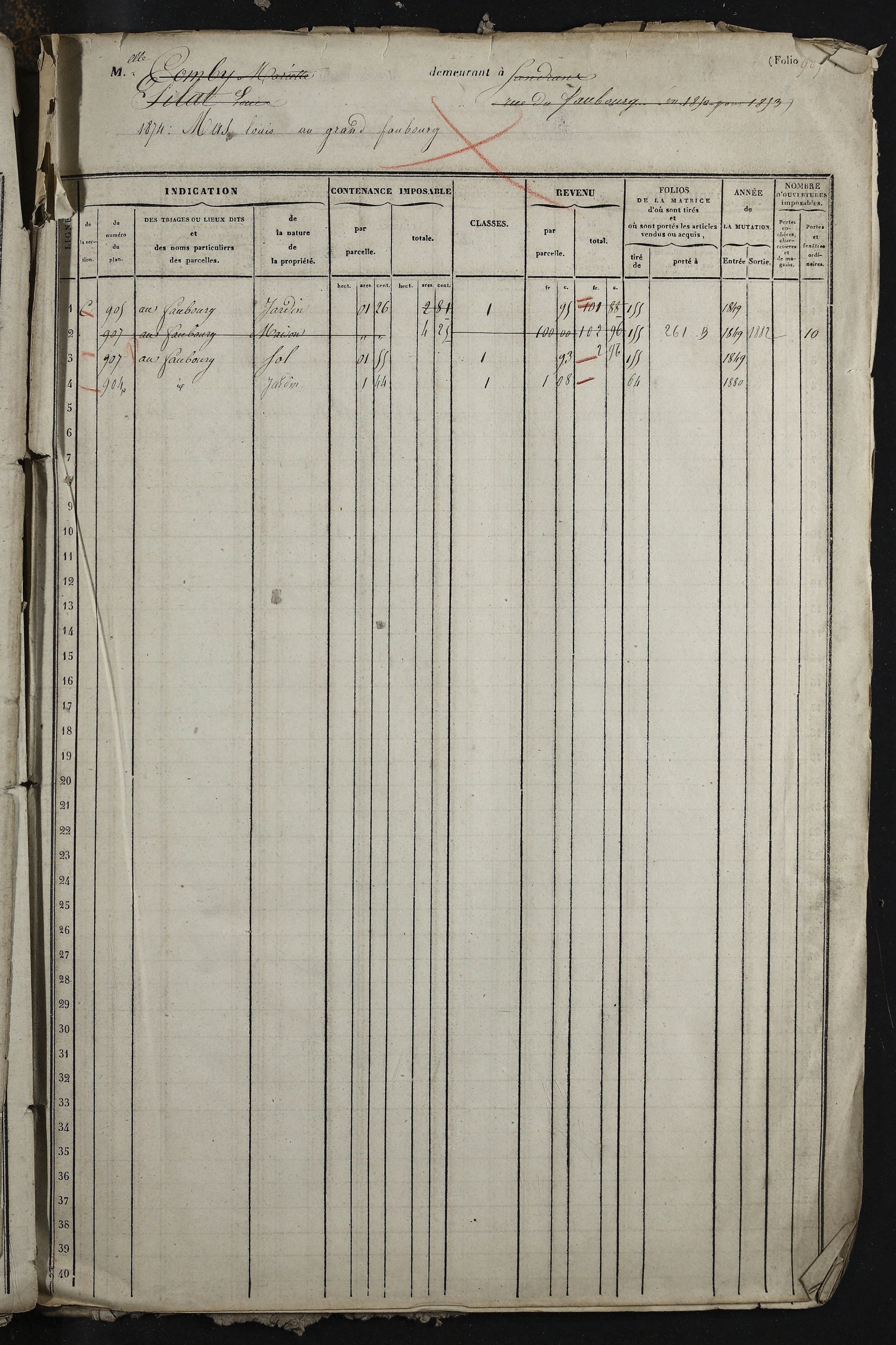Relevant - 3 P 741 - 3 P 741 -  Folios 1 à 980  (1832-1846)