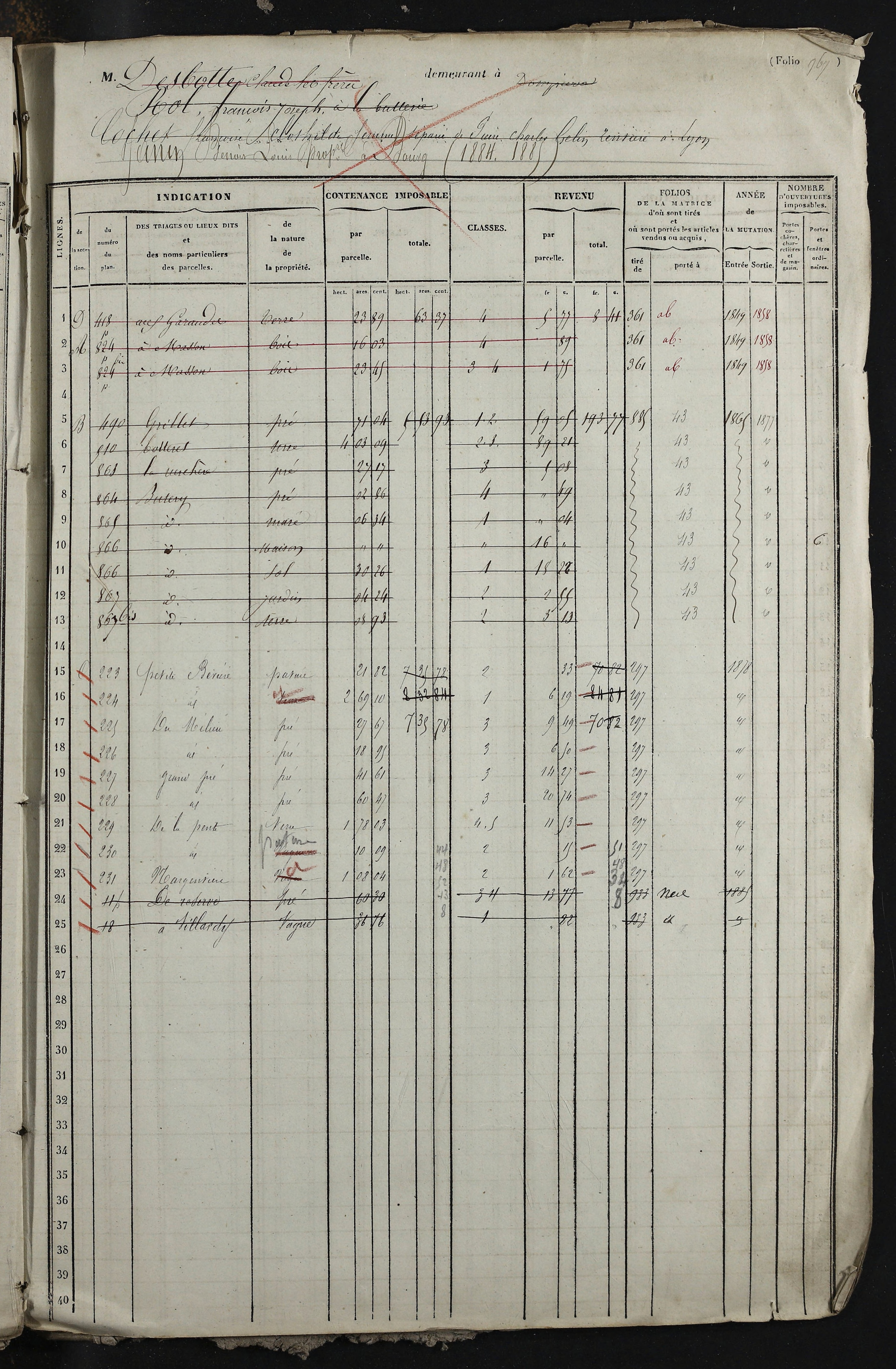 Relevant - 3 P 741 - 3 P 741 -  Folios 1 à 980  (1832-1846)