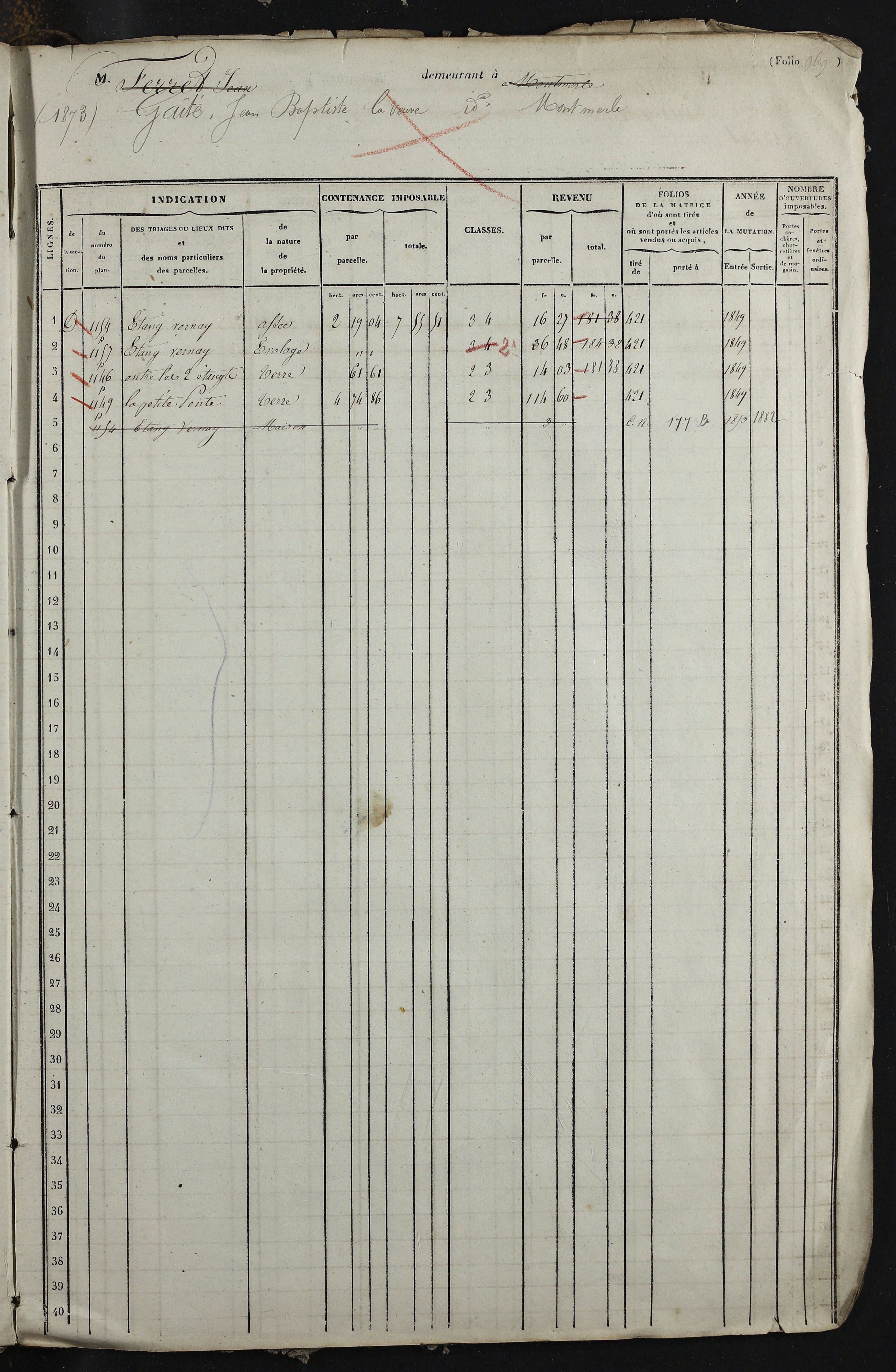 Relevant - 3 P 741 - 3 P 741 -  Folios 1 à 980  (1832-1846)