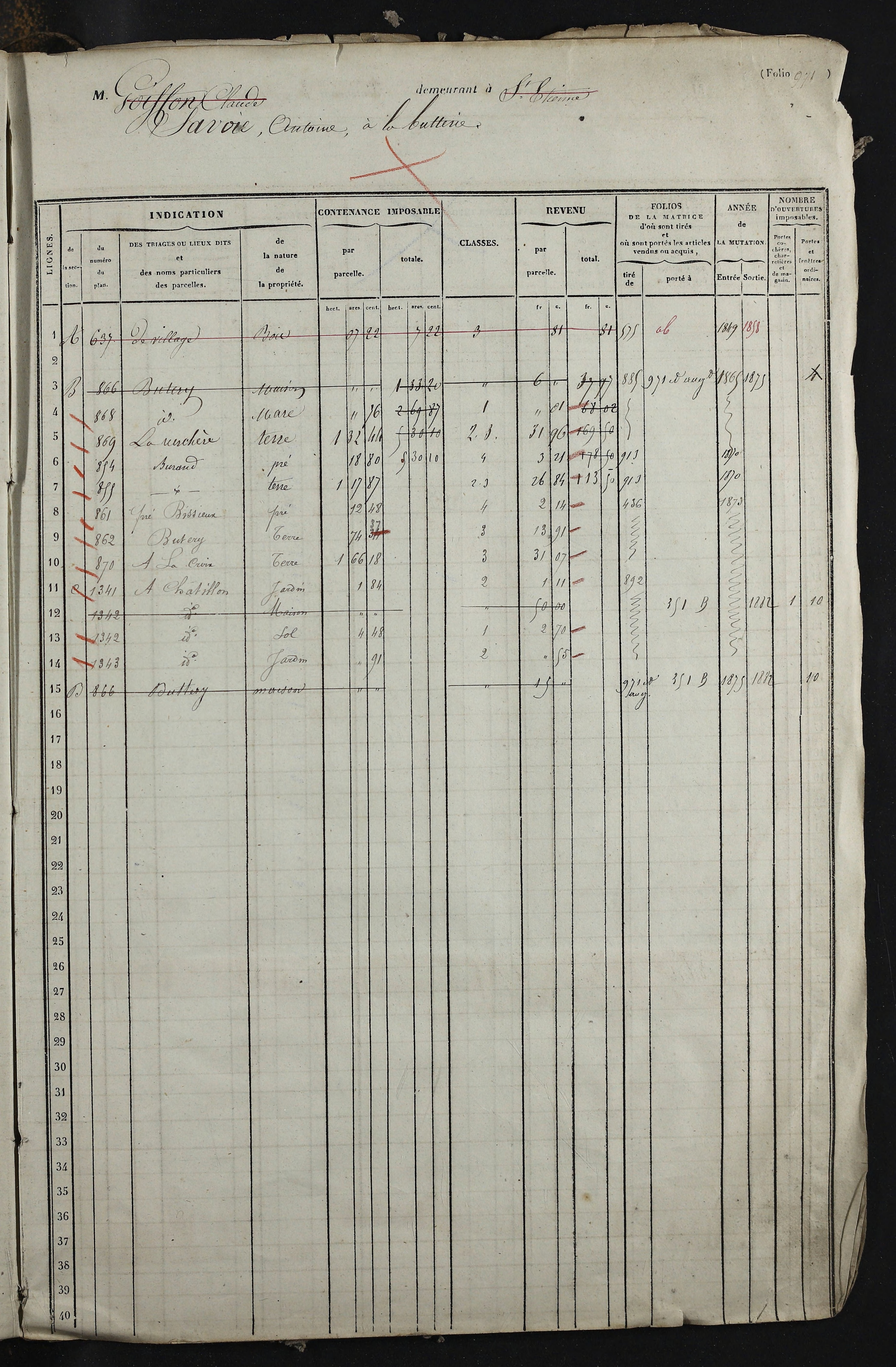 Relevant - 3 P 741 - 3 P 741 -  Folios 1 à 980  (1832-1846)