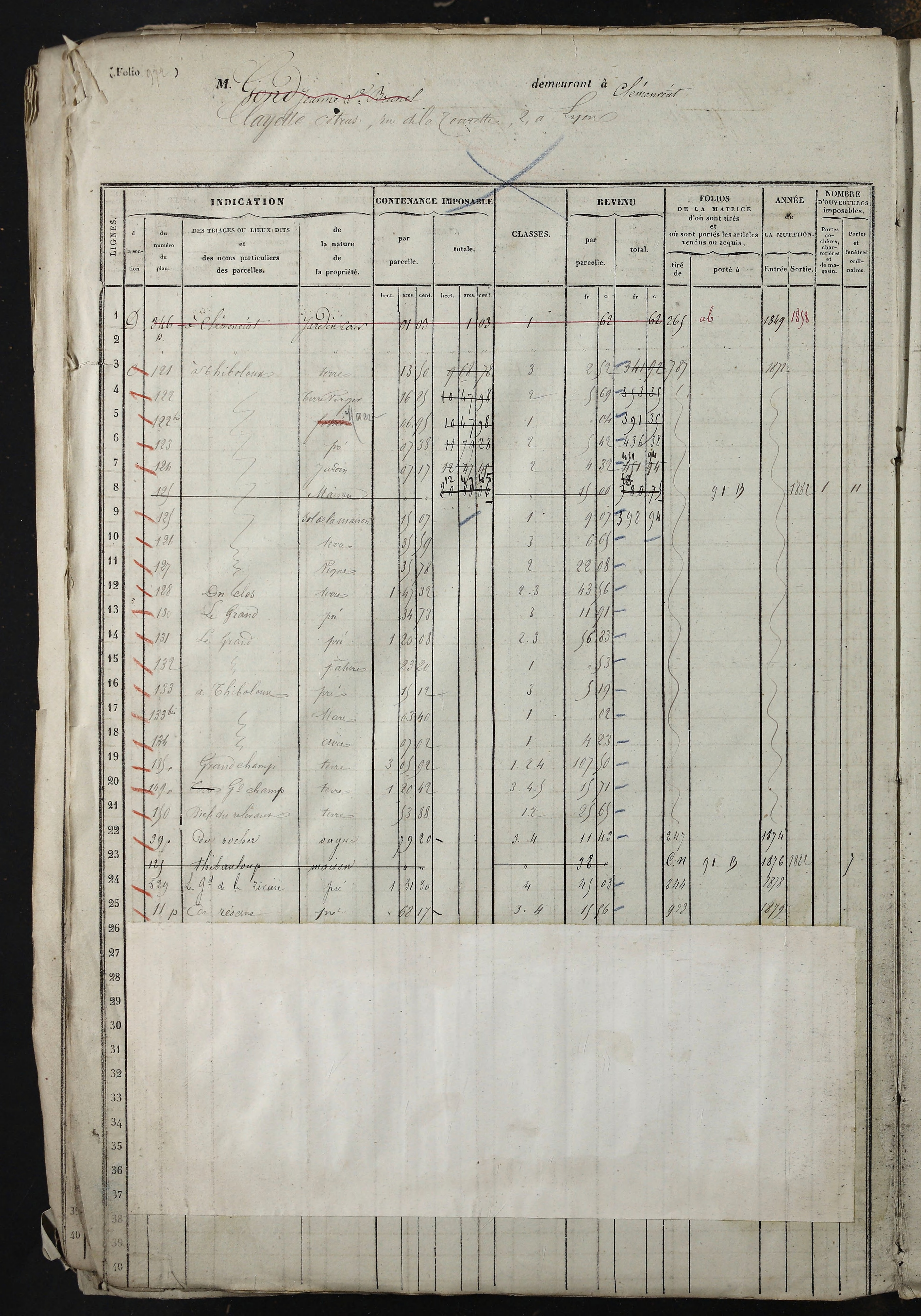 Relevant - 3 P 741 - 3 P 741 -  Folios 1 à 980  (1832-1846)