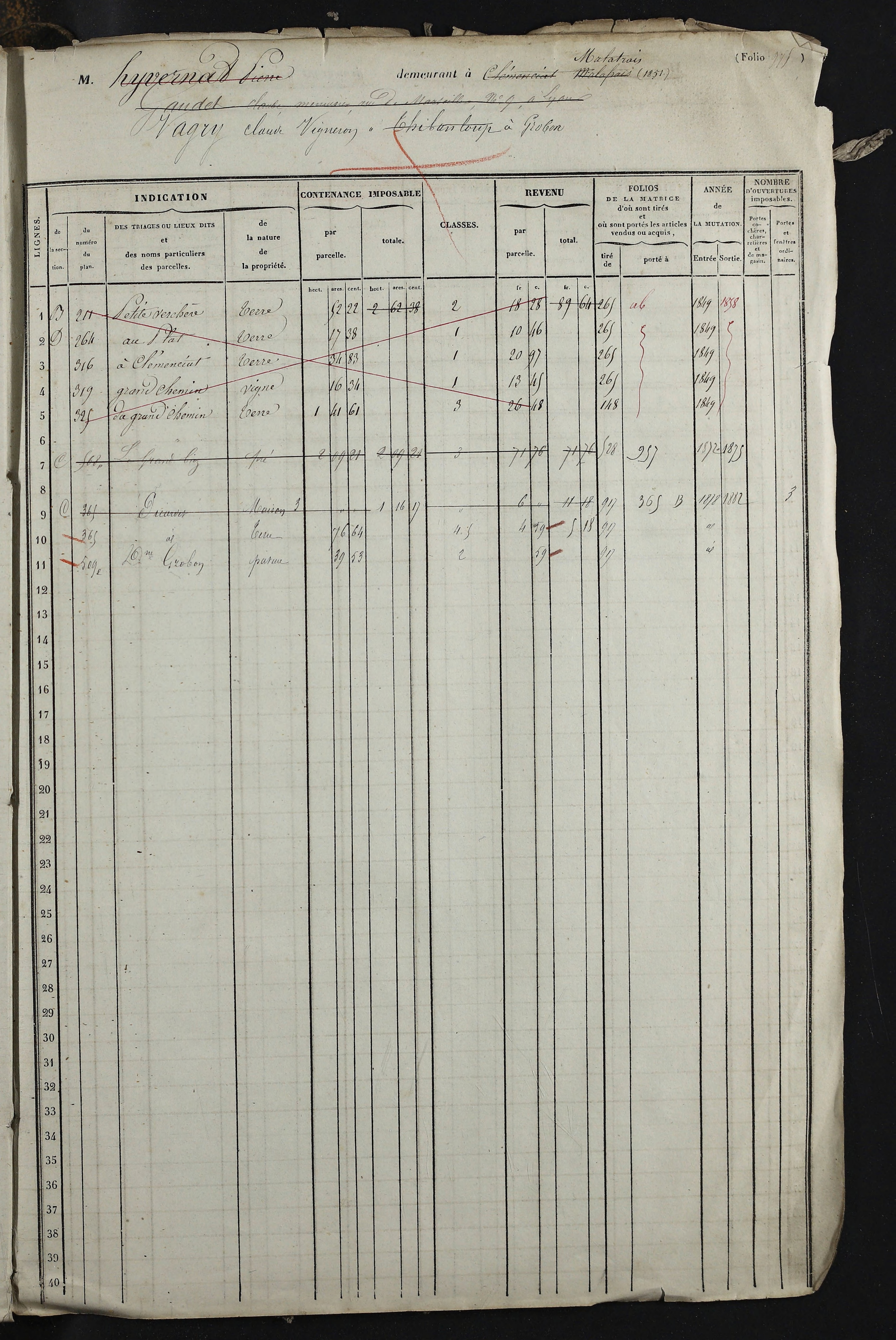 Relevant - 3 P 741 - 3 P 741 -  Folios 1 à 980  (1832-1846)