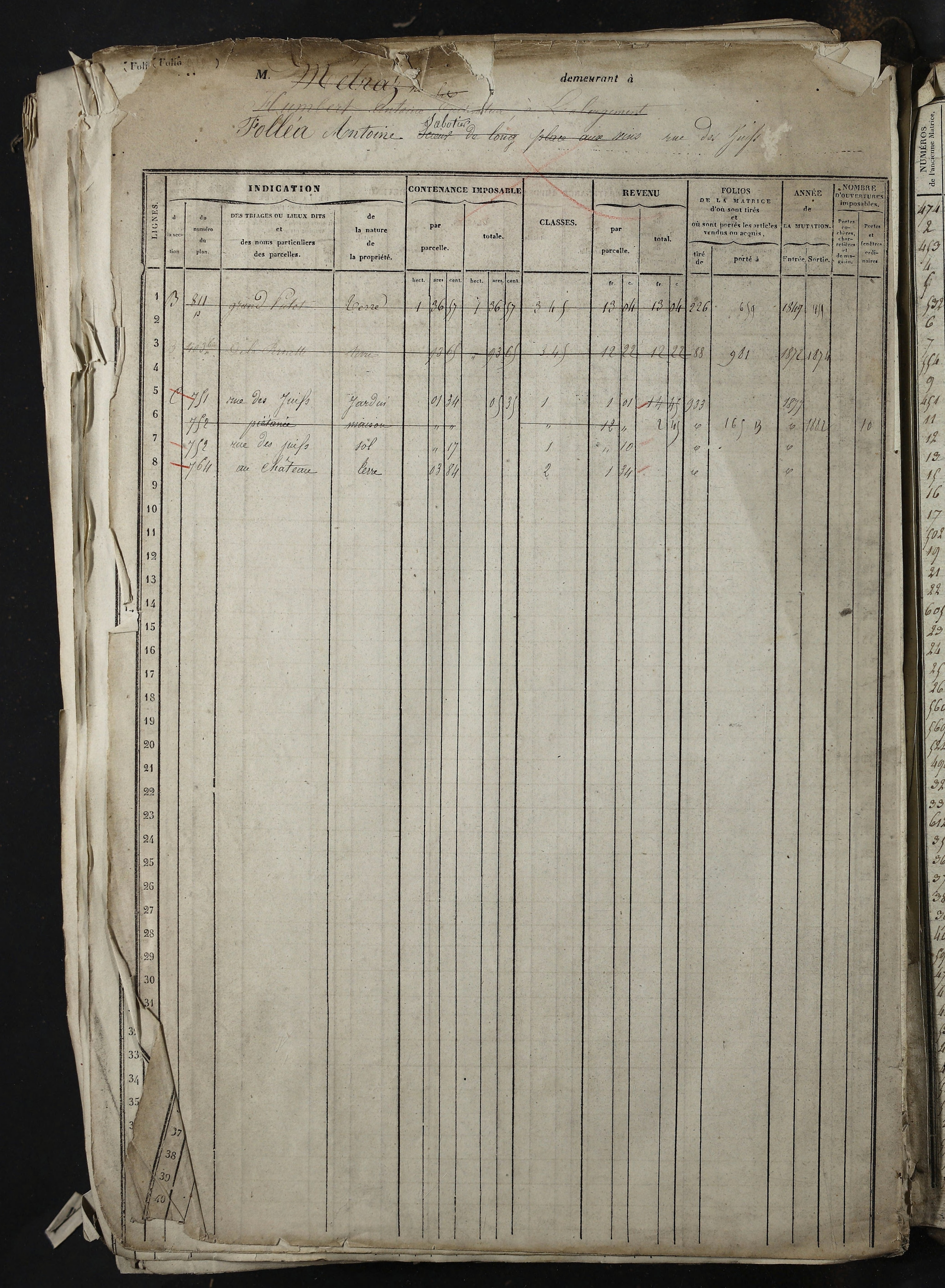 Relevant - 3 P 741 - 3 P 741 -  Folios 1 à 980  (1832-1846)