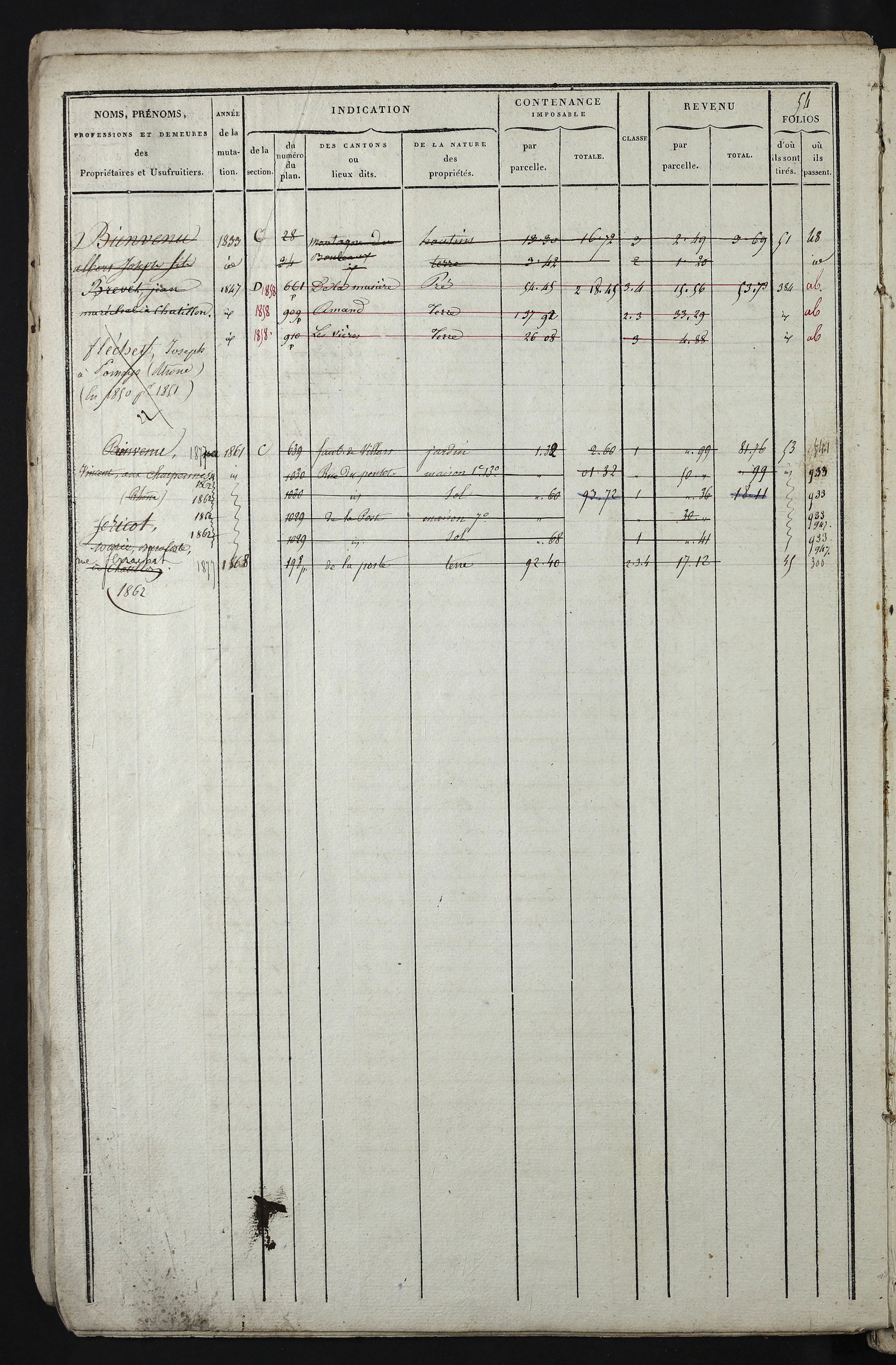 Relevant - 3 P 741 - 3 P 741 -  Folios 1 à 980  (1832-1846)