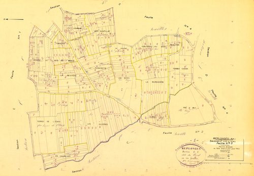 Replonges - 3 P 8153 - 3 P 8153 -  Feuille 3  (1836)