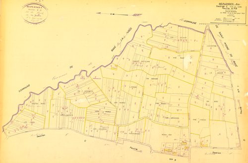 Replonges - 3 P 8156 - 3 P 8156 -  Feuille 6  (1836)
