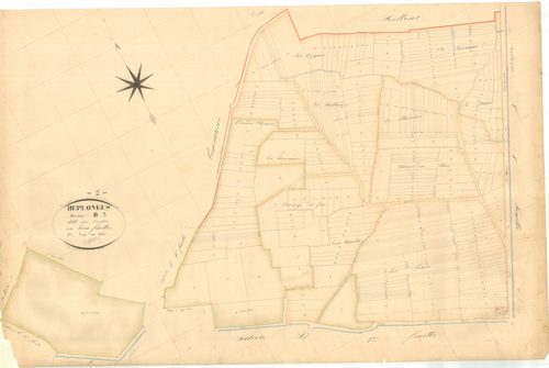 Replonges - 3 P 8150 - 3 P 8150 -  Feuille 3  (1836)
