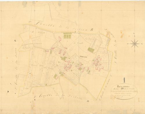 Revonnas - 3 P 8181 - 3 P 8181 -  Feuille 1  (1826)