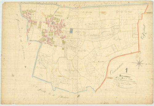 Revonnas - 3 P 8175 - 3 P 8175 -  Feuille 1  (1826)