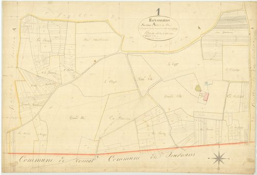 Revonnas - 3 P 8172 - 3 P 8172 -  Feuille 3  (1826)