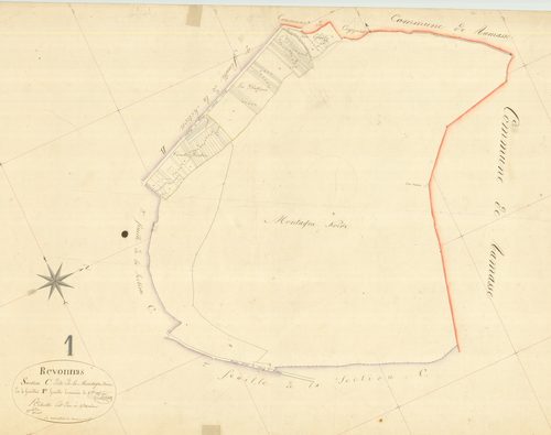 Revonnas - 3 P 8177 - 3 P 8177 -  Feuille 1  (1826)