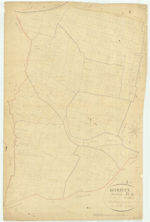 Reyrieux - 3 P 8189 - 3 P 8189 -  Feuille 2  (1823)
