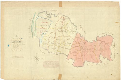Reyssouze - 3 P 6289 - 3 P 6289 -  Tableau d'assemblage  (1813-1845)