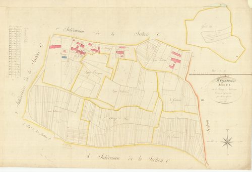 Reyssouze - 3 P 6298 - 3 P 6298 -  Feuille 3  (1813-1845)