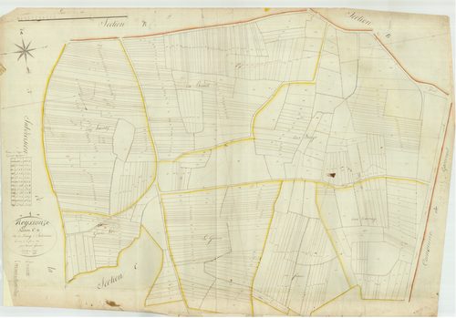 Reyssouze - 3 P 6299 - 3 P 6299 -  Feuille 4  (1813-1845)