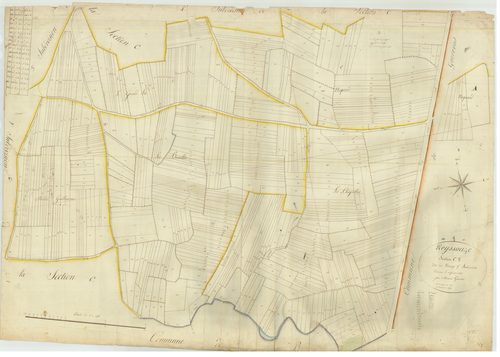 Reyssouze - 3 P 6300 - 3 P 6300 -  Feuille 5  (1813-1845)