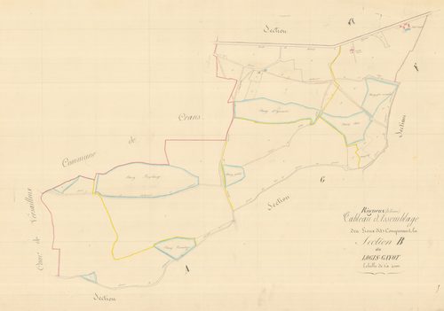 Rignieux-le-Franc - 3 P 8220 - 3 P 8220 -  Secdtion B  (1839)