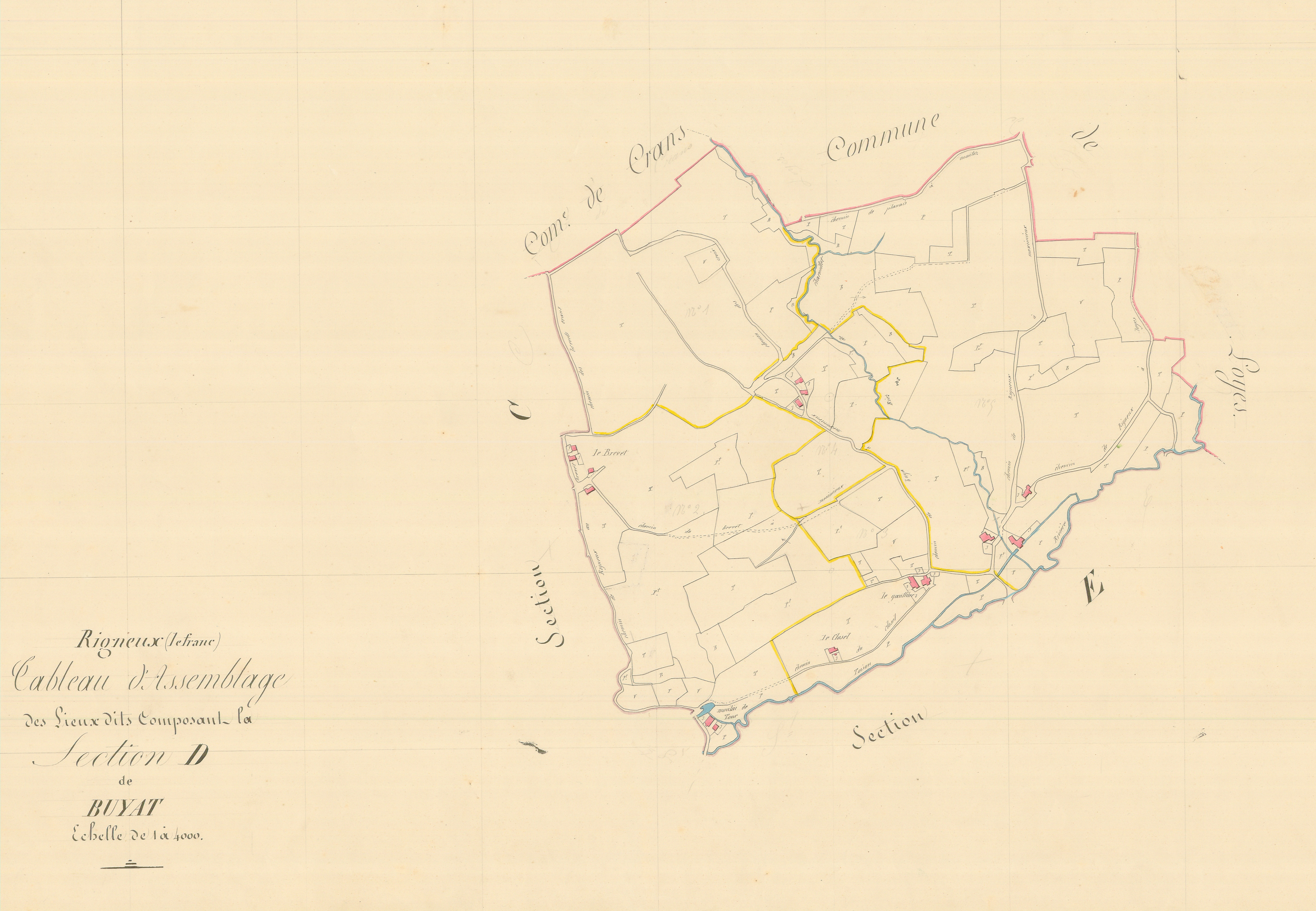 Rignieux-le-Franc - 3 P 8222 - 3 P 8222 -  Secdtion D  (1839)
