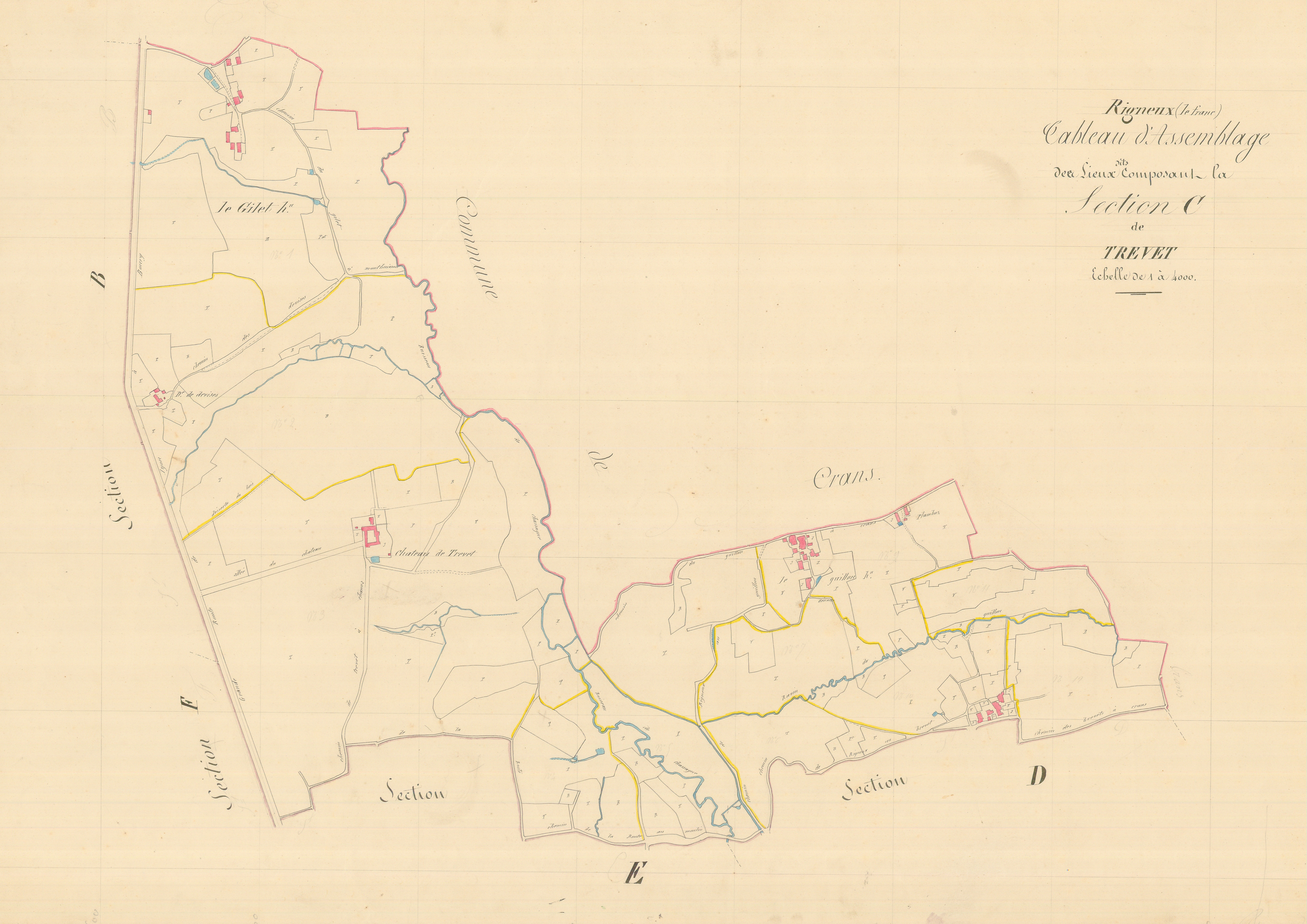 Rignieux-le-Franc - 3 P 8221 - 3 P 8221 -  Secdtion C  (1839)