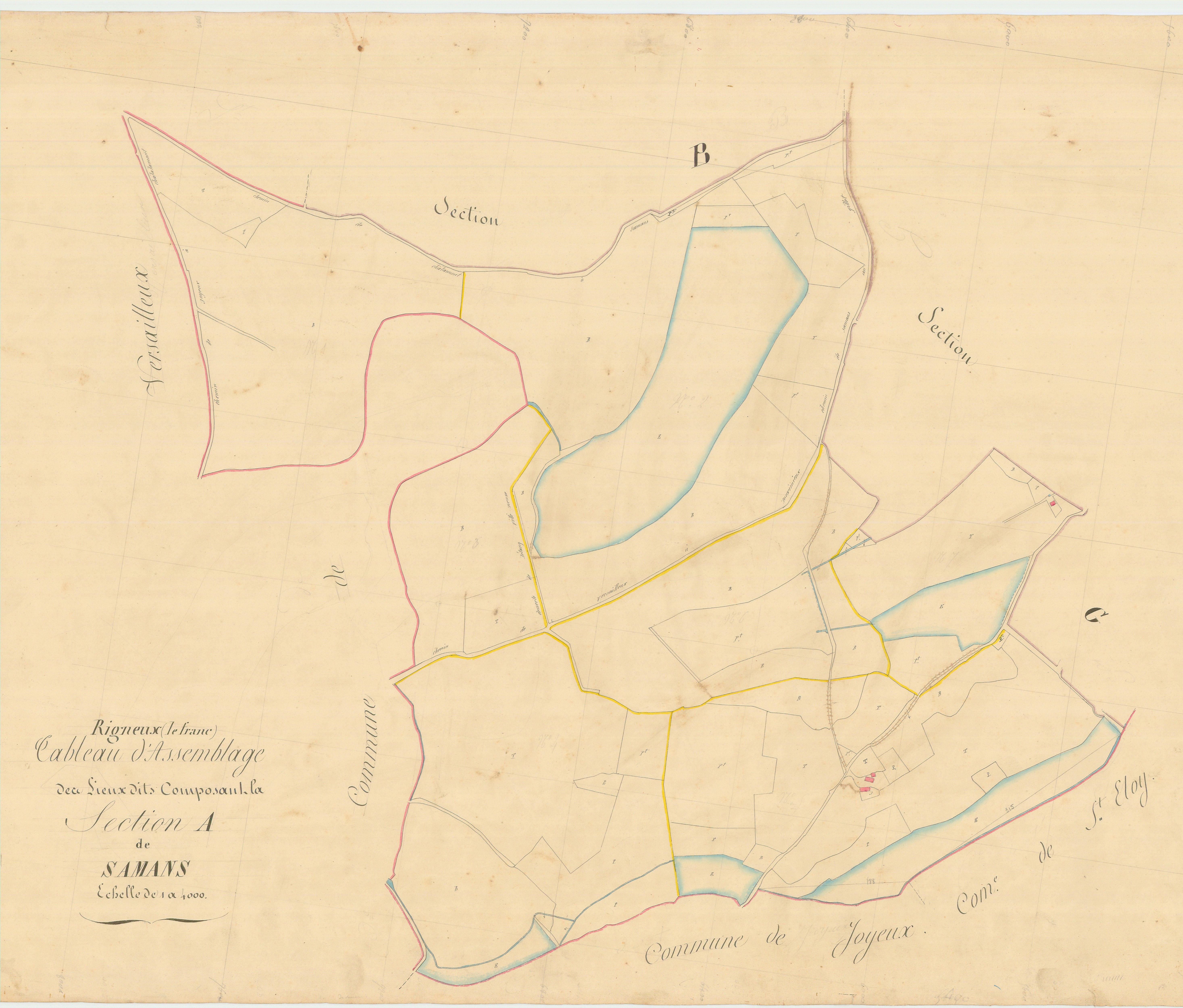 Rignieux-le-Franc - 3 P 8219 - 3 P 8219 -  Secdtion A  (1839)