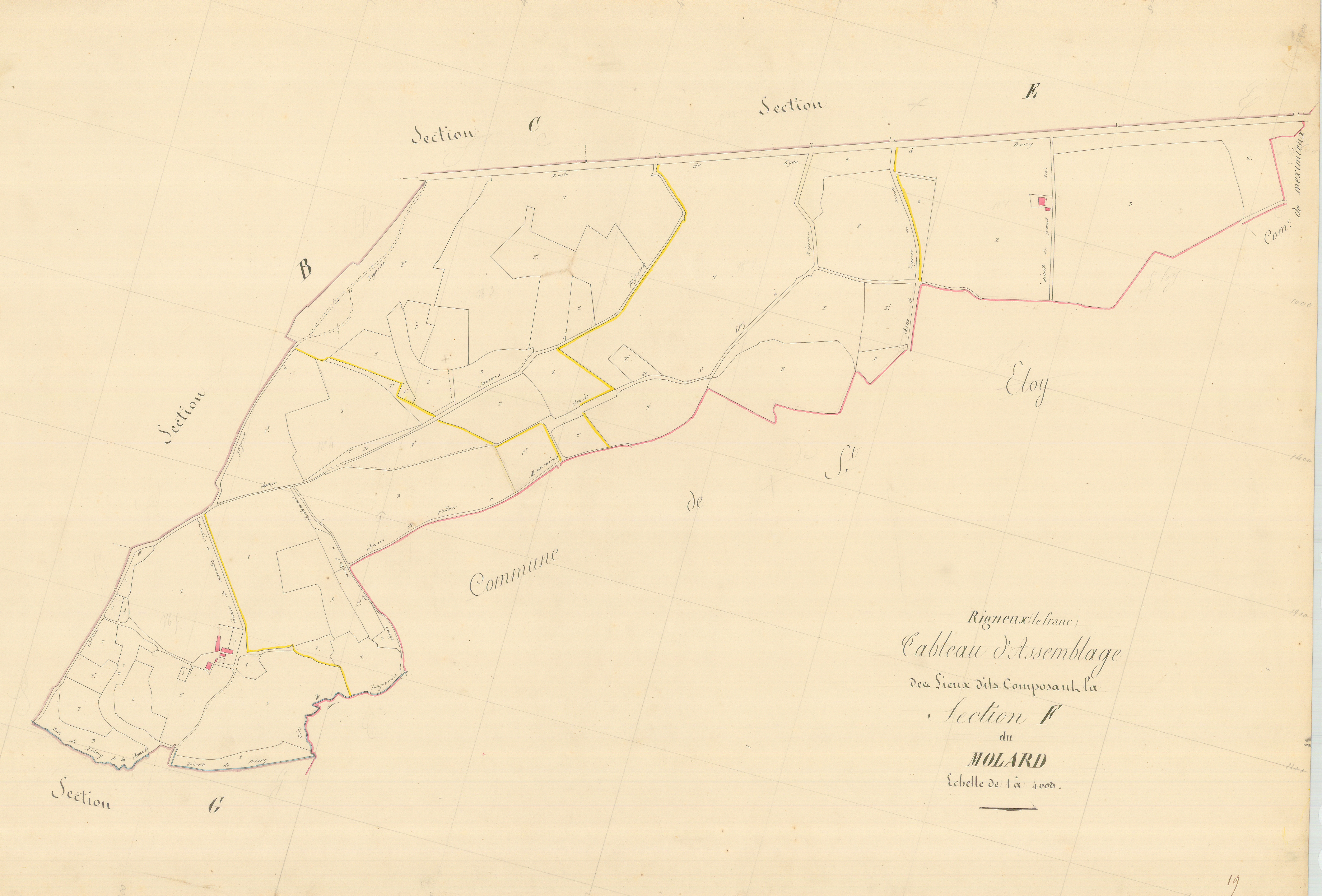 Rignieux-le-Franc - 3 P 8224 - 3 P 8224 -  Secdtion F  (1839)