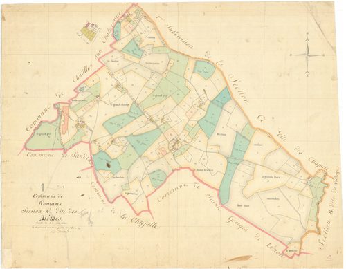 Romans - 3 P 8254 - 3 P 8254 -  Feuille 1  (1811)