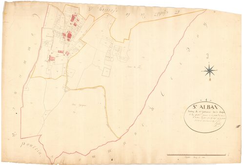 Saint-Alban - 3 P 8287 - 3 P 8287 -  Feuille 2  (1819)