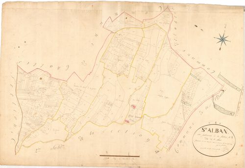 Saint-Alban - 3 P 8285 - 3 P 8285 -  Feuille 3  (1819)
