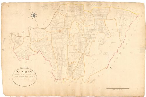 Saint-Alban - 3 P 8286 - 3 P 8286 -  Feuille 1  (1819)