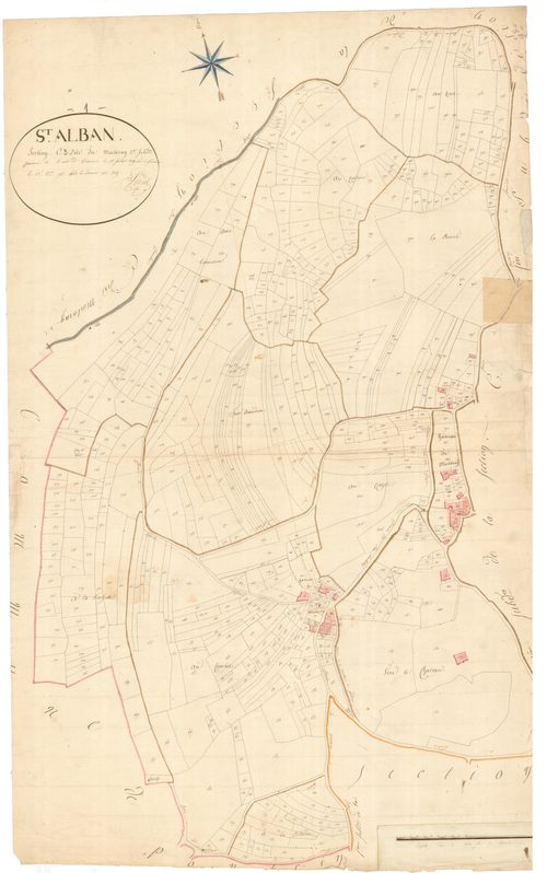 Saint-Alban - 3 P 8290 - 3 P 8290 -  Feuille 3  (1819)