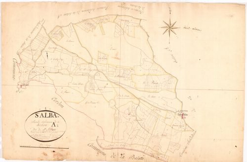 Saint-Alban - 3 P 8284 - 3 P 8284 -  Feuille 2  (1819)
