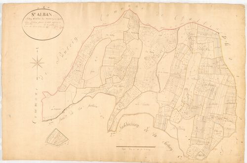 Saint-Alban - 3 P 8288 - 3 P 8288 -  Feuille 1  (1819)